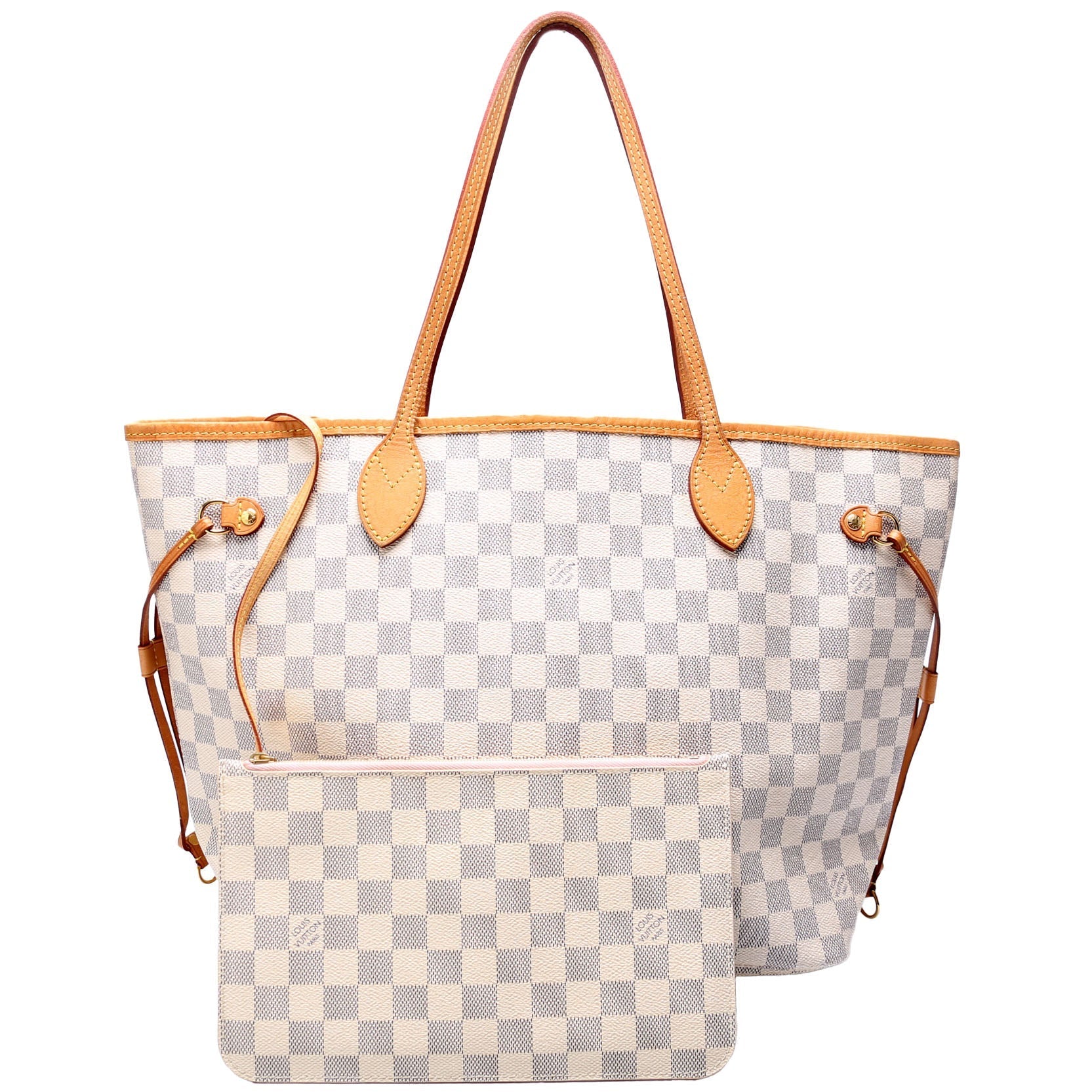 Louis Vuitton Neverfull With Wallet MM Azur