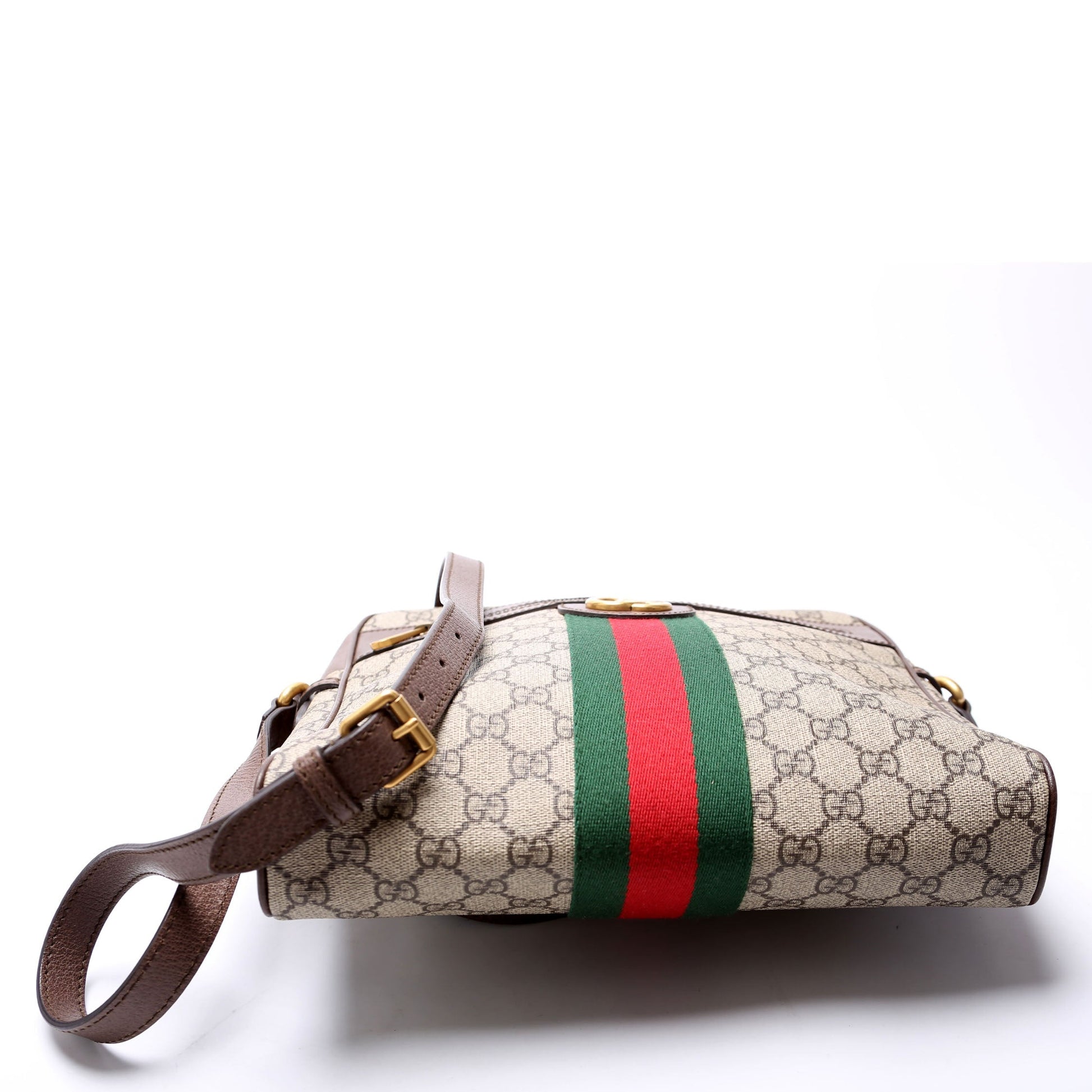 Gucci 547934 Ophidia Messenger Medium Brown Bag