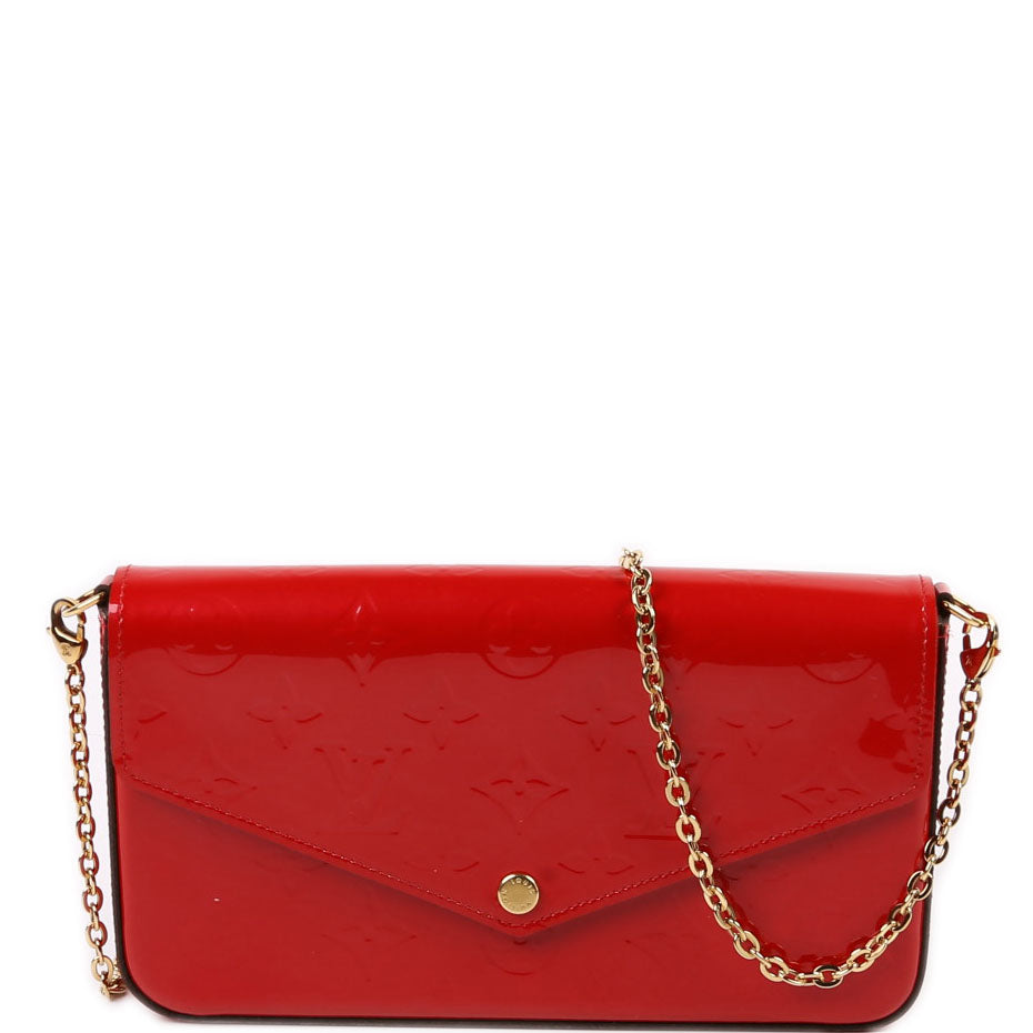 Louis Vuitton Pochette Felicie Vernis Red