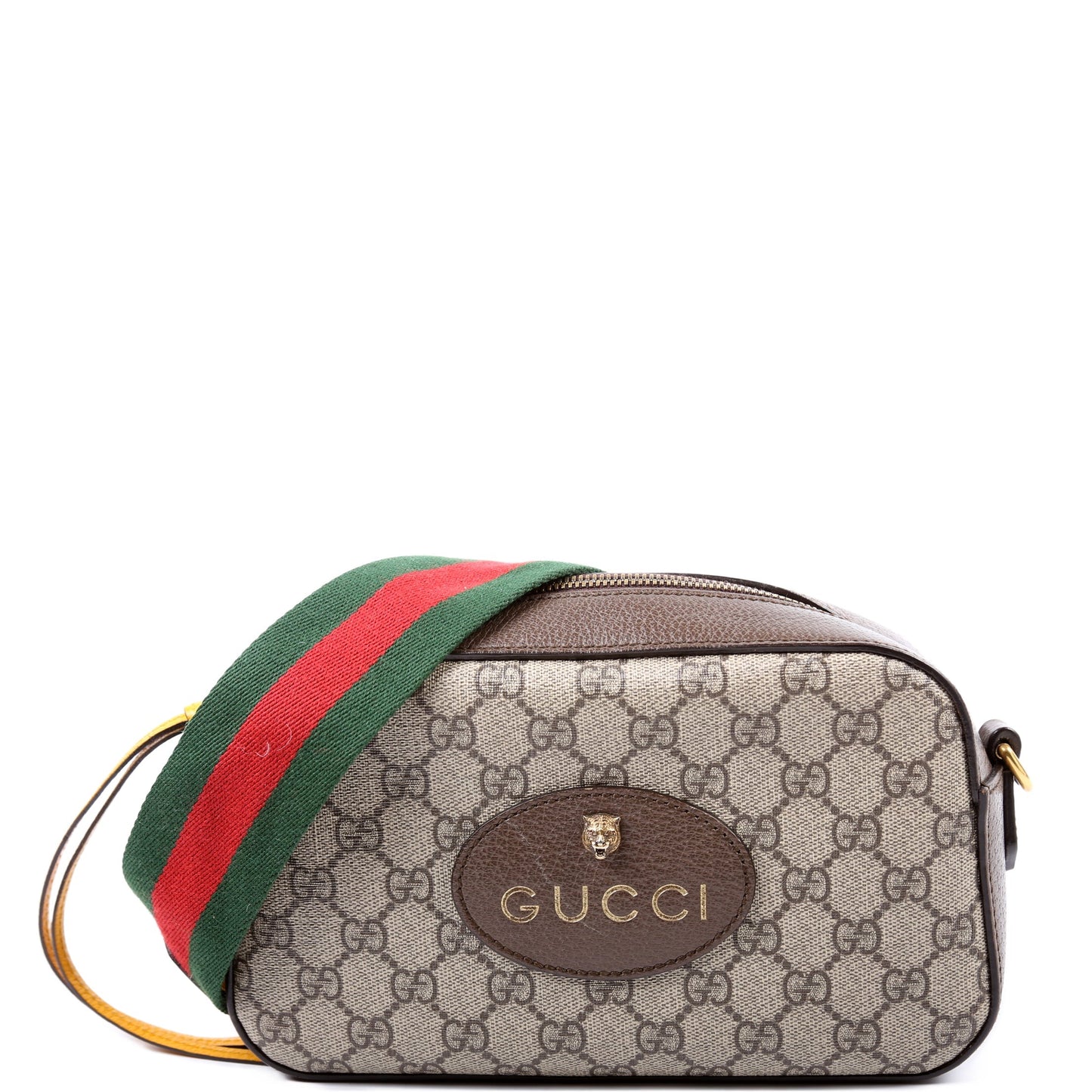 Gucci 476466 GG Supreme Messenger Brown Bag