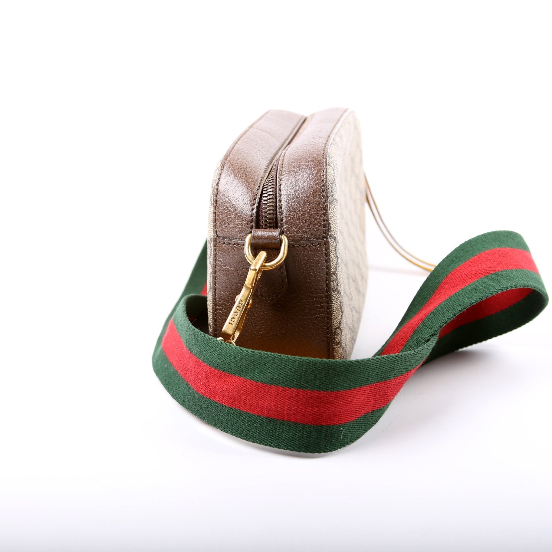 Gucci 476466 GG Supreme Messenger Brown Bag