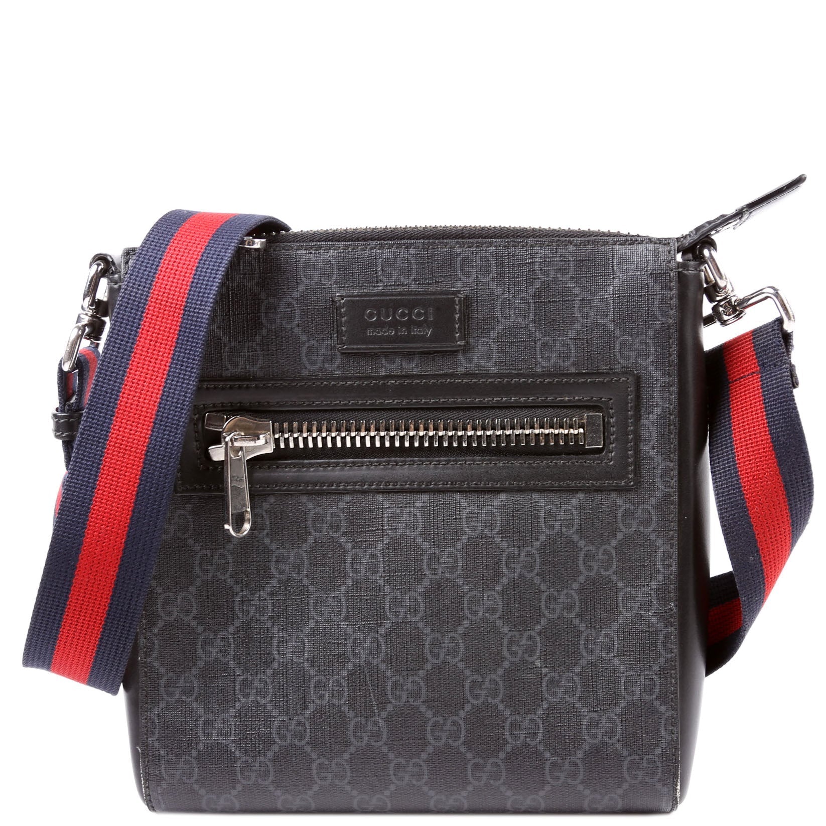 Gucci 523599 Supreme Messenger Black Bag