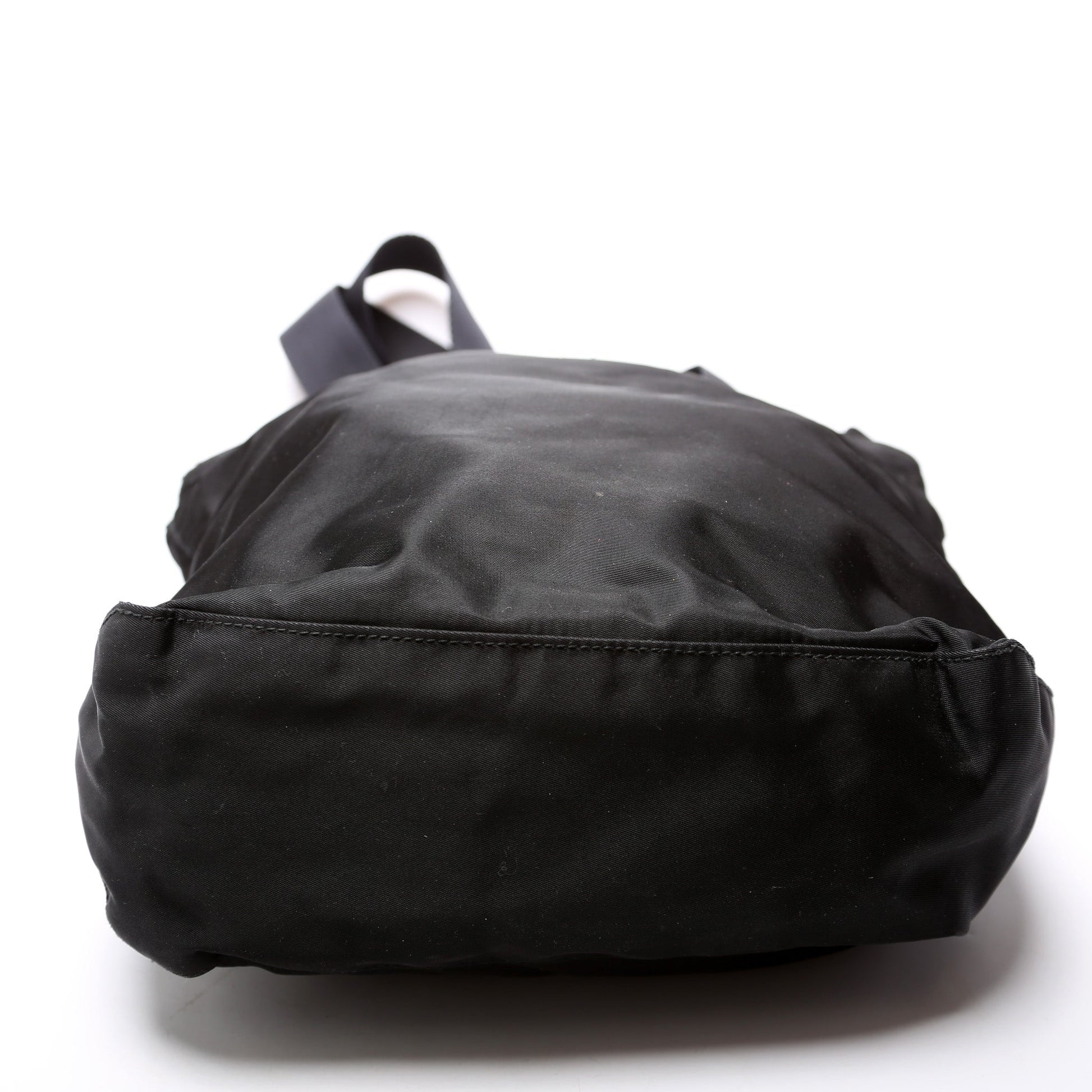 Prada Nylon Zip Tote Black Bag