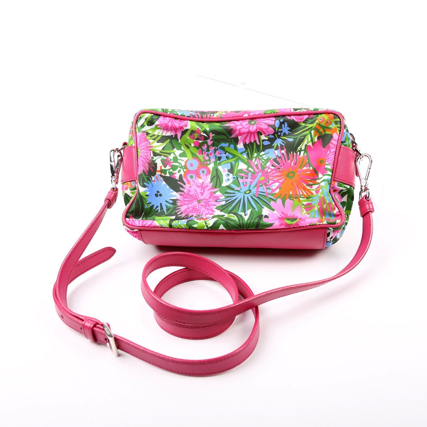Prada Tessuto Printed Nylon Camera Bag