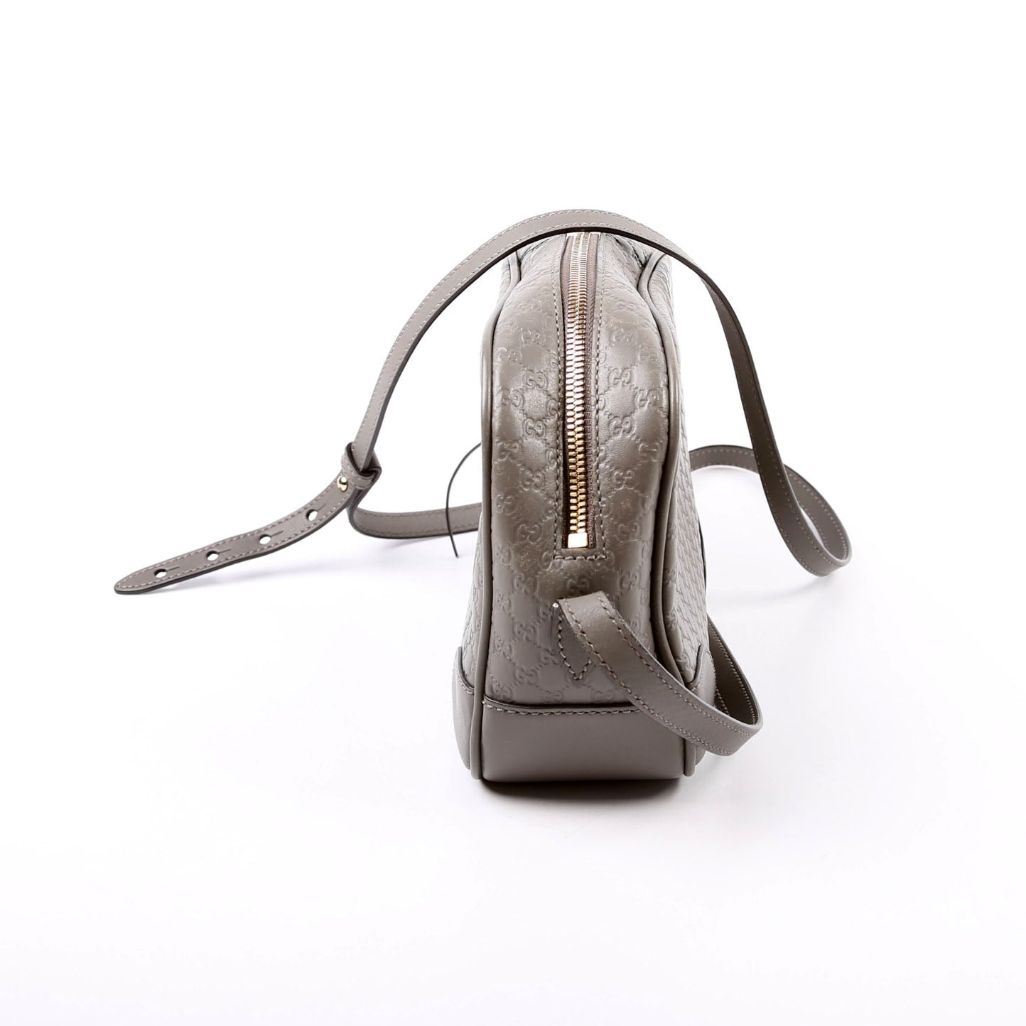 Gucci 449413 Bree Gccssma Crossbody Grey Bag