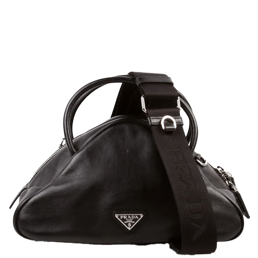 Prada Grace Lux Triangle Top Handle Shoulder Bag
