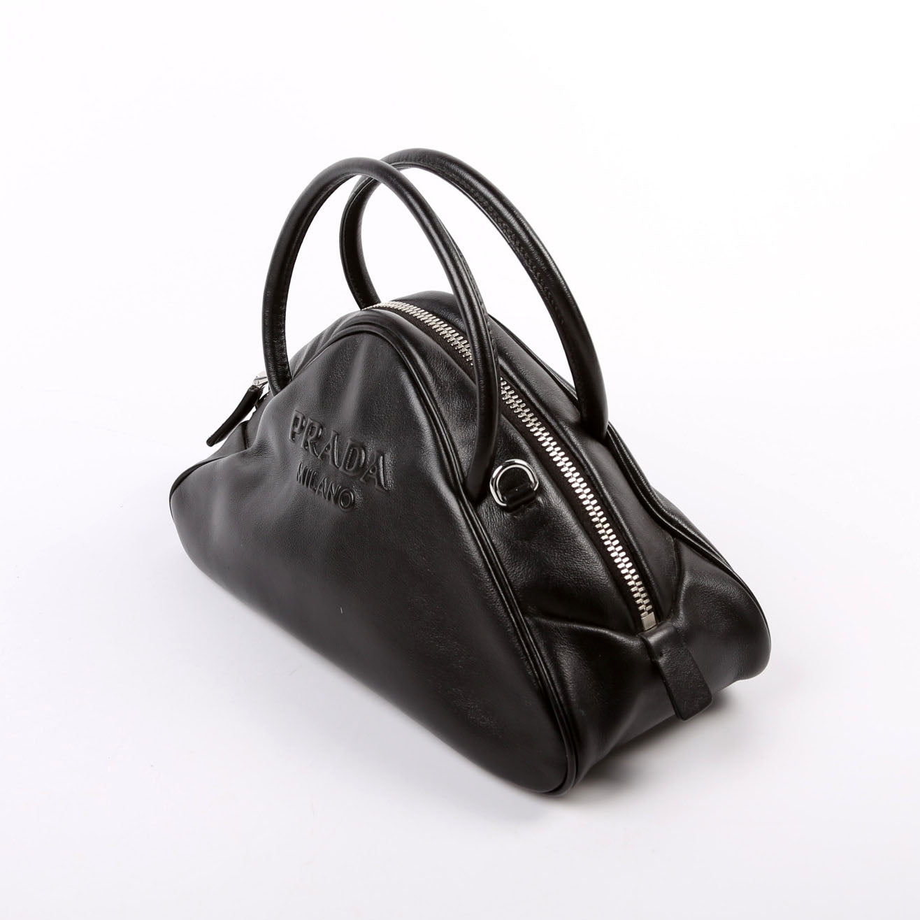 Prada Grace Lux Triangle Top Handle Shoulder Bag