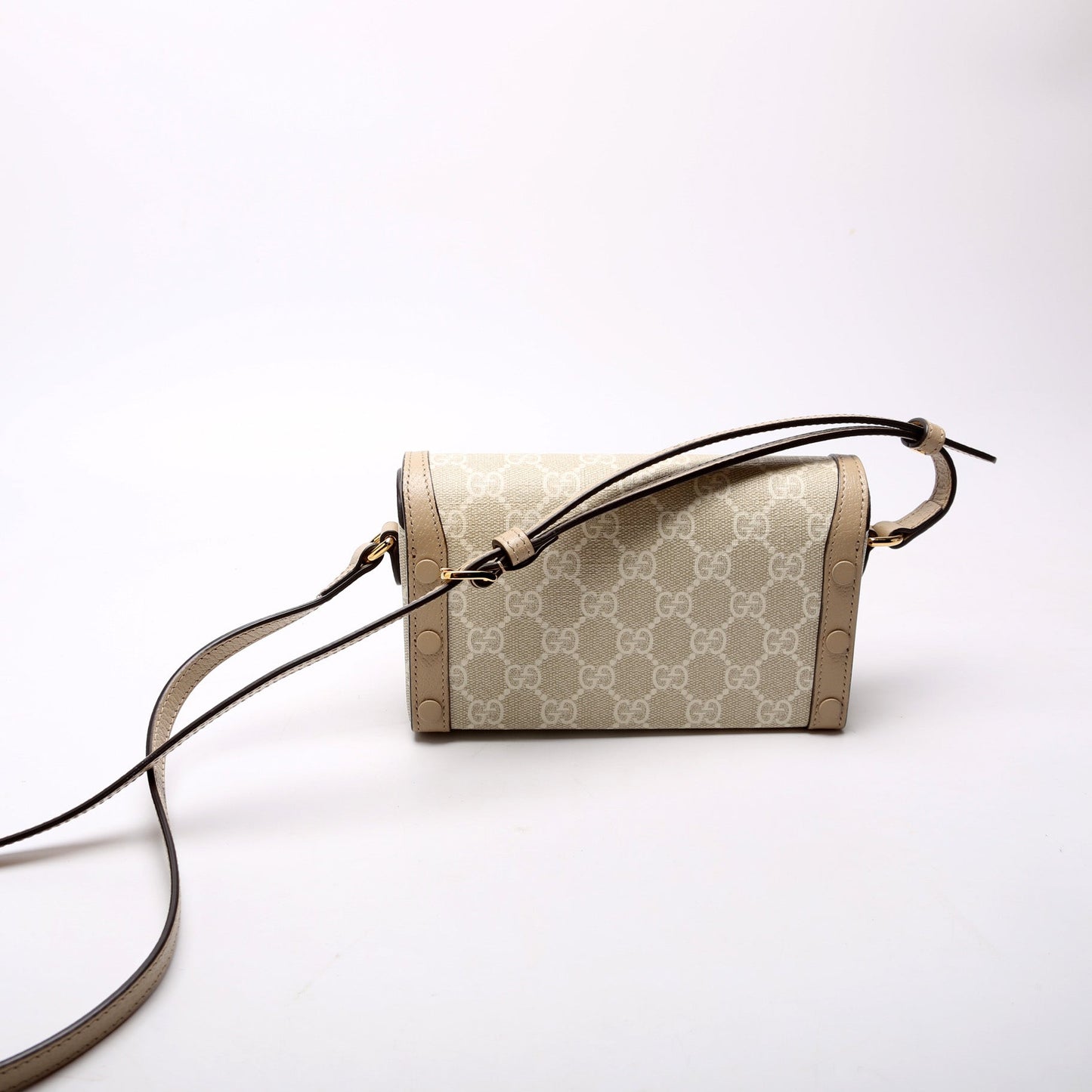 Gucci 699296 1955 Horsebit Mini Beige Bag