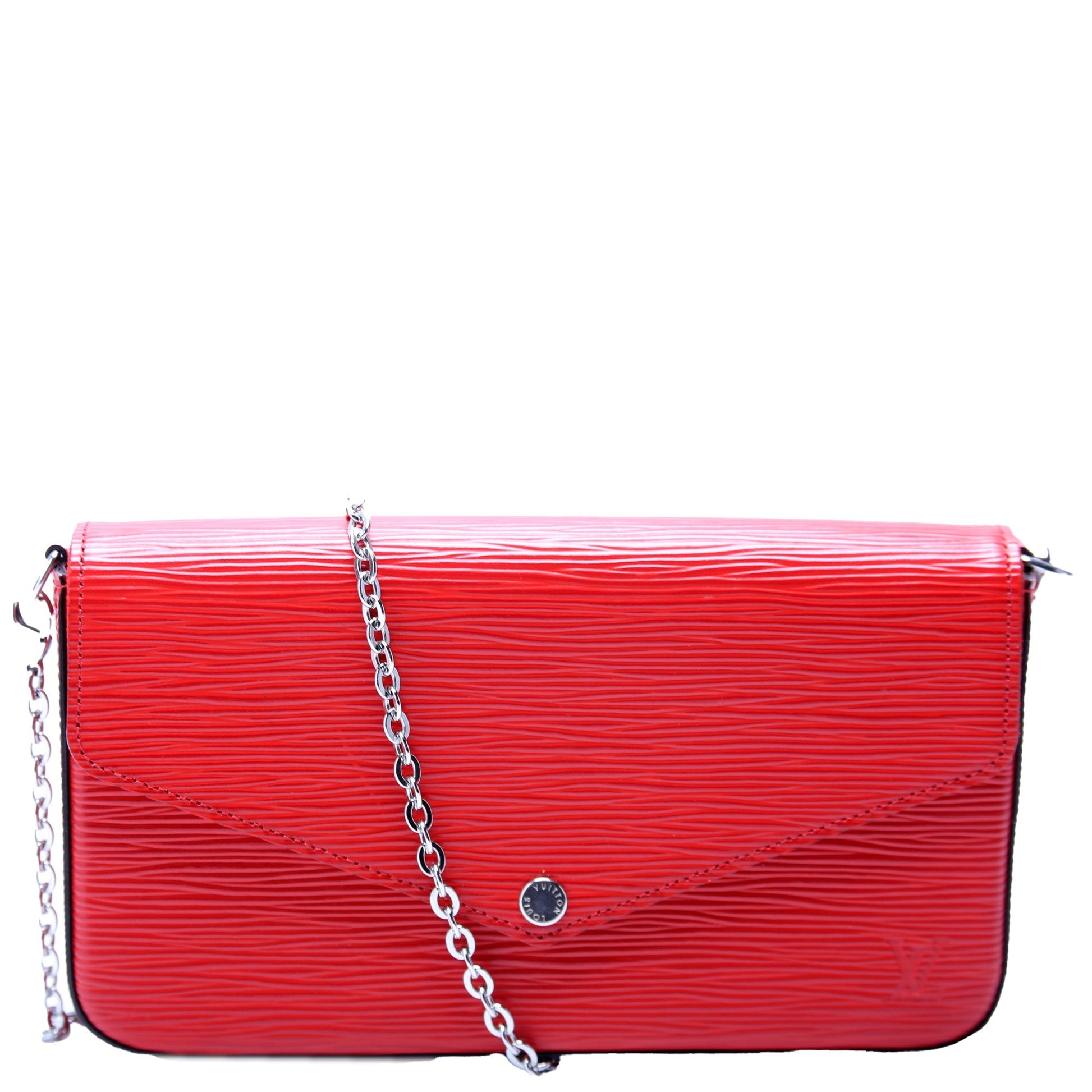 Louis Vuitton Pochette Felicie Epi Red