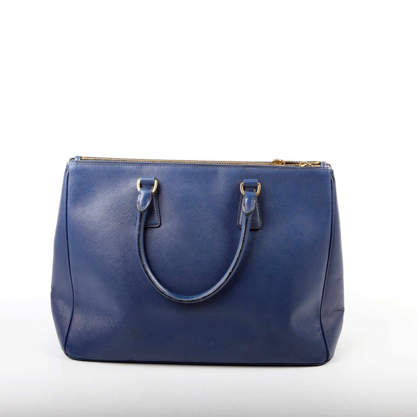 Prada Saffiano Galleria Medium Blue Bag