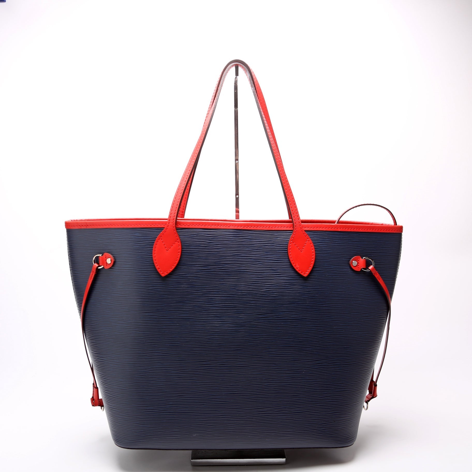 Louis Vuitton Neverfull MM with Wallet Epi Blue/Red