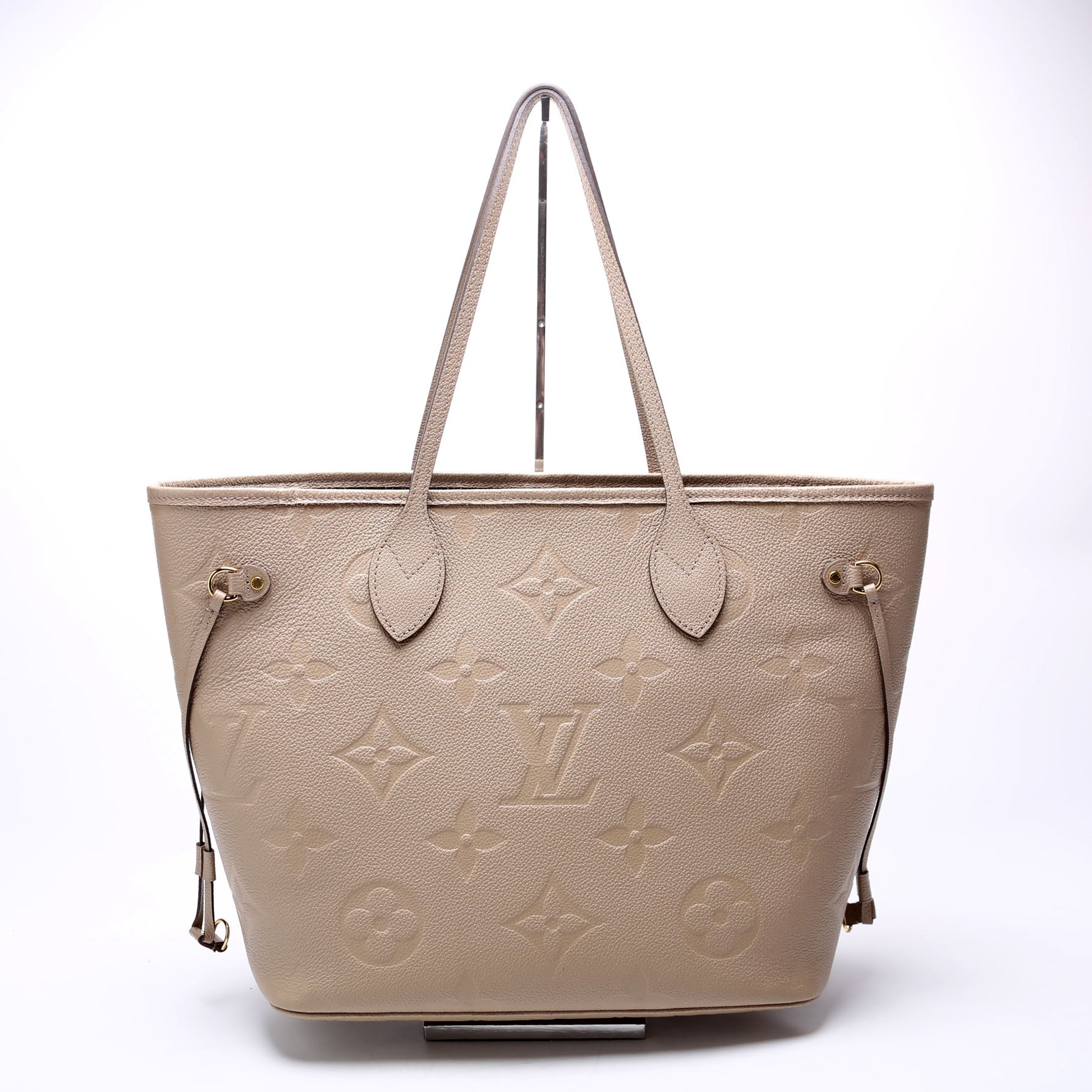 Louis Vuitton Neverfull W/Wallet MM Empreinte Taupe