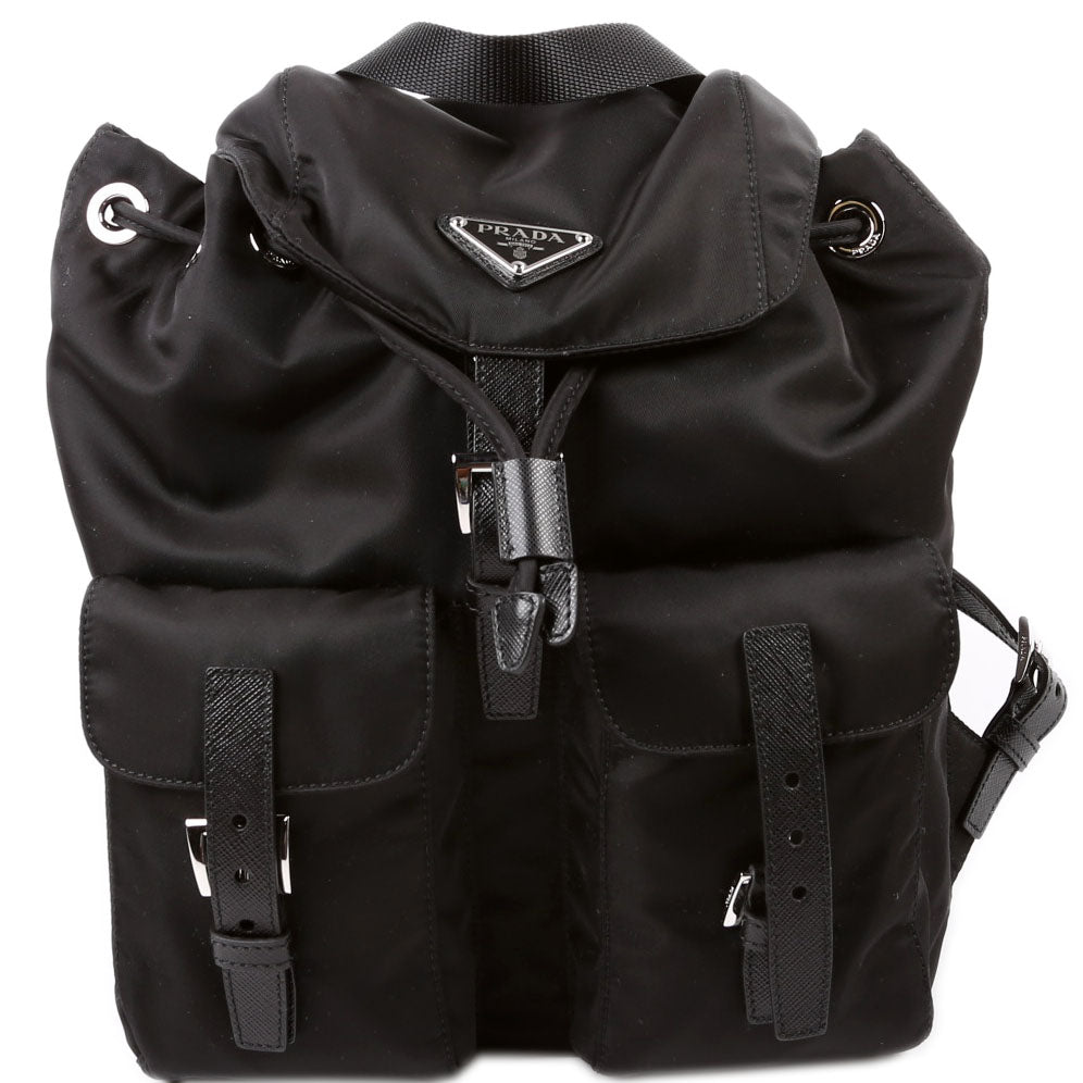 Prada Re-Nylon Backpack Small Black Bag