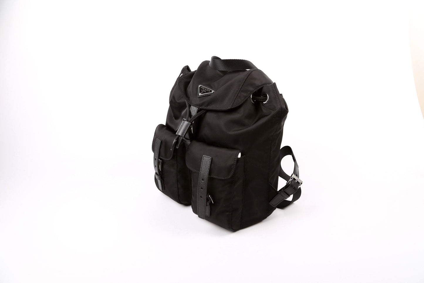 Prada Re-Nylon Backpack Small Black Bag