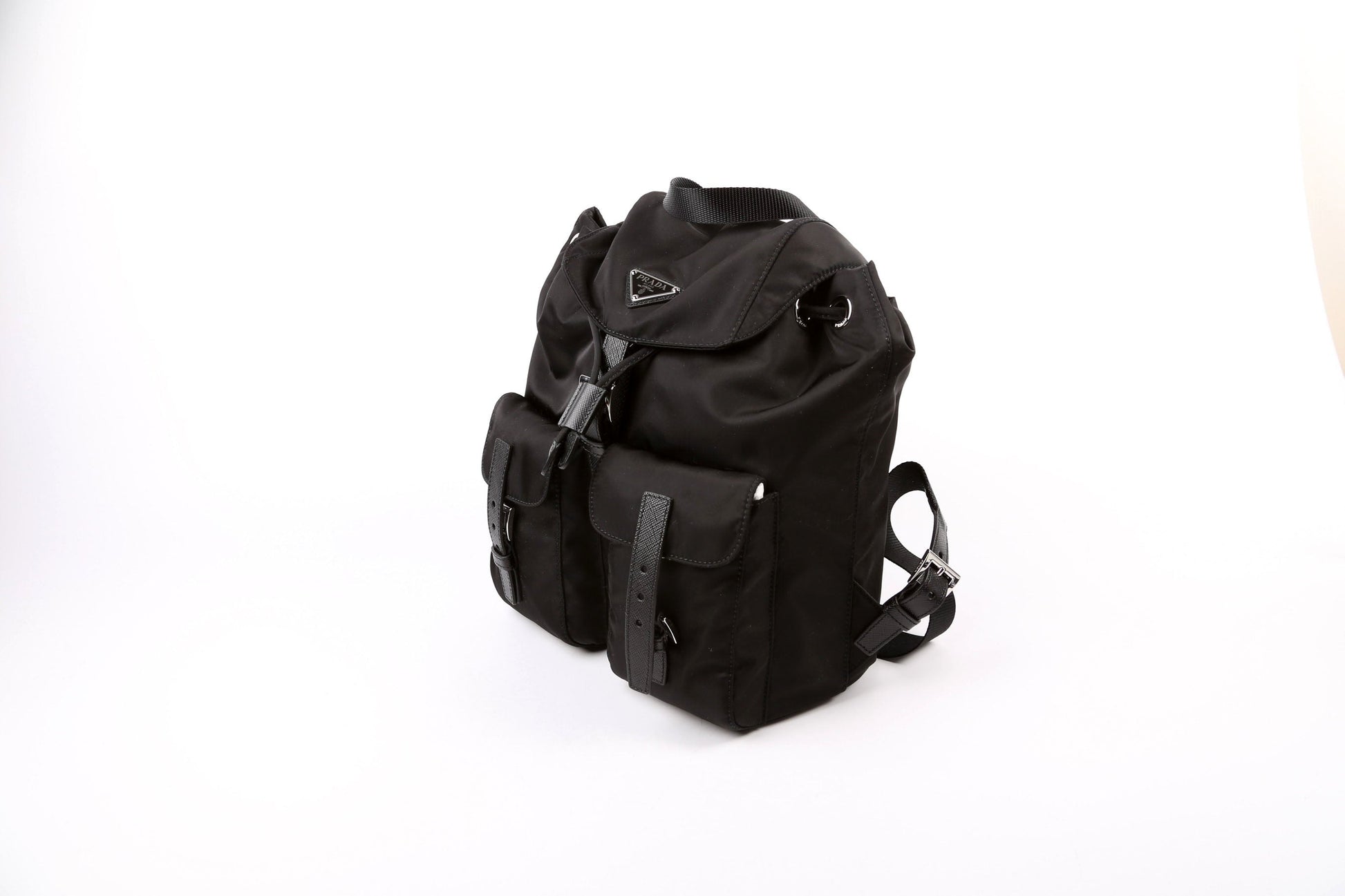 Prada Re-Nylon Backpack Small Black Bag
