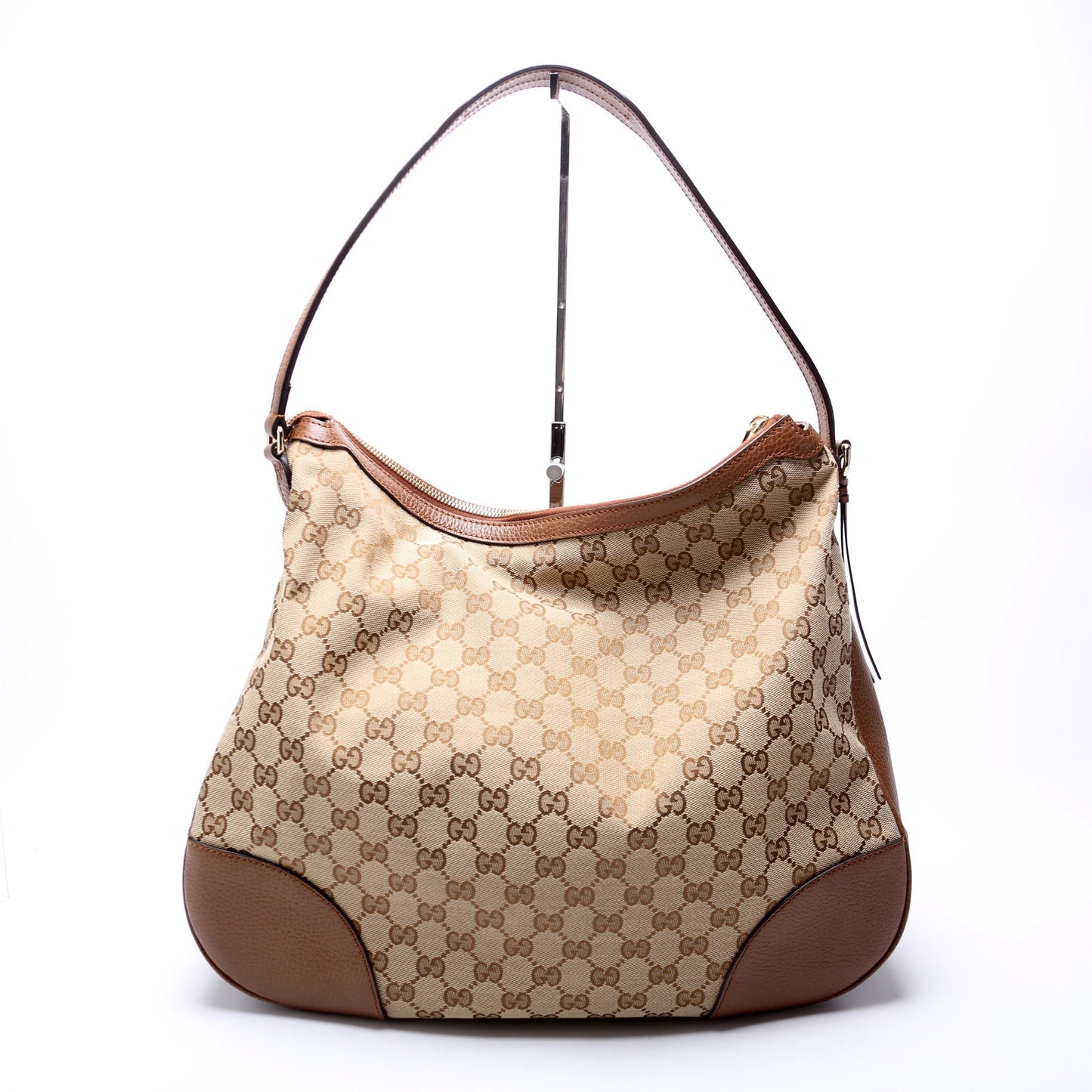 Gucci 449244 GG Canvas Bree Hobo Bag