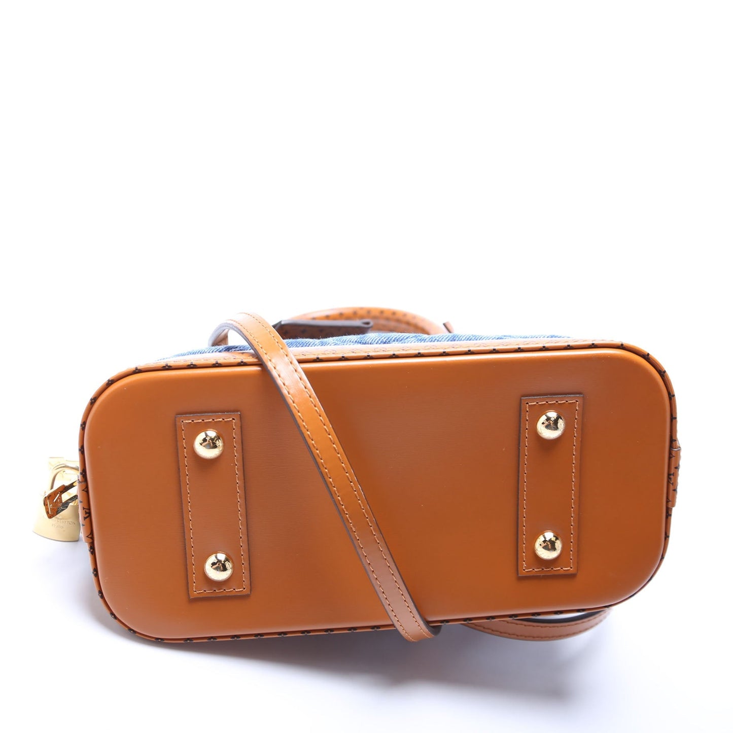 Louis Vuitton Alma BB Malletage Monogram Denim Blue/Brown