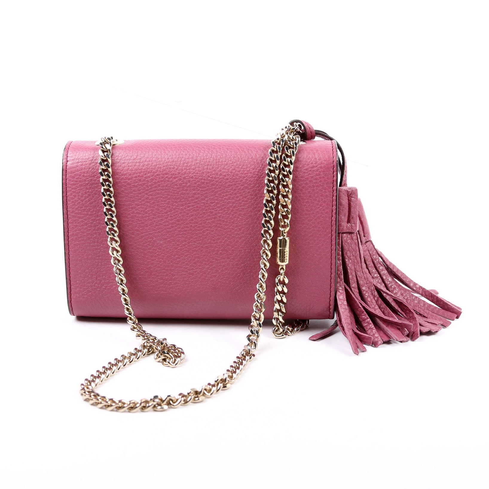 Gucci 387612 Miss Bamboo Tassel Chain Purple Bag