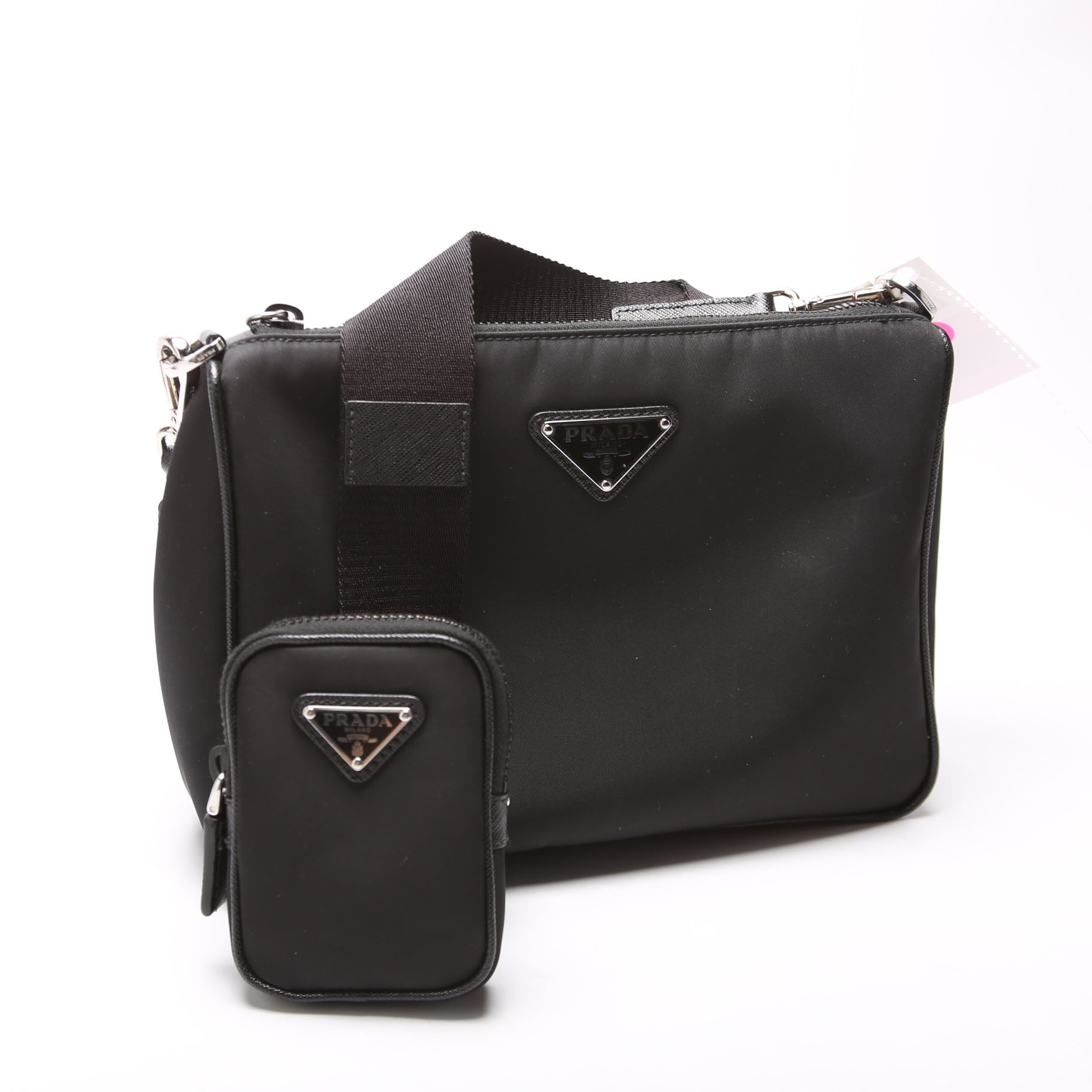 Prada 2VH113 Re-Nylon/Saffiano Shoulder Bag
