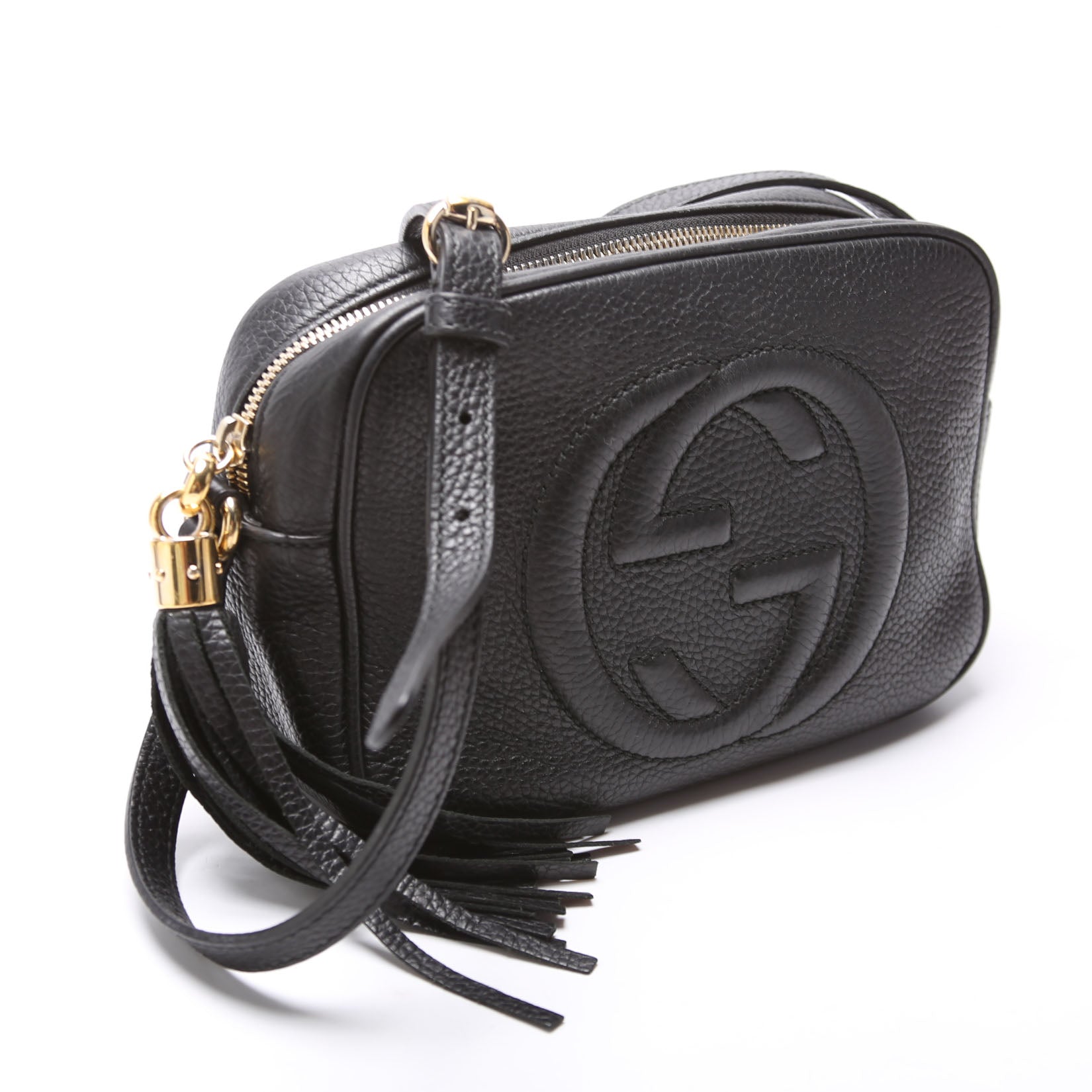 Gucci 308364 Soho Disco Crossbody Black Bag
