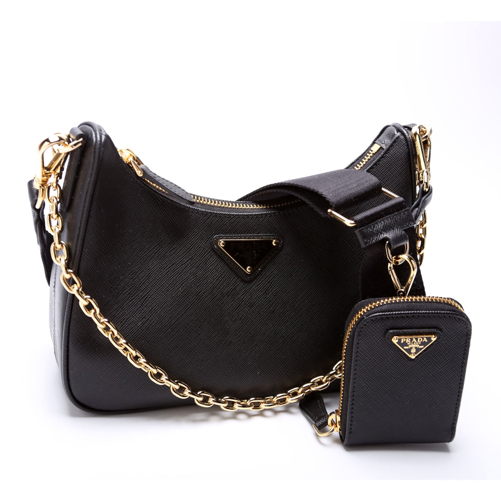 Prada Saffiano Re-Edition 2005 Black Bag - Style 3