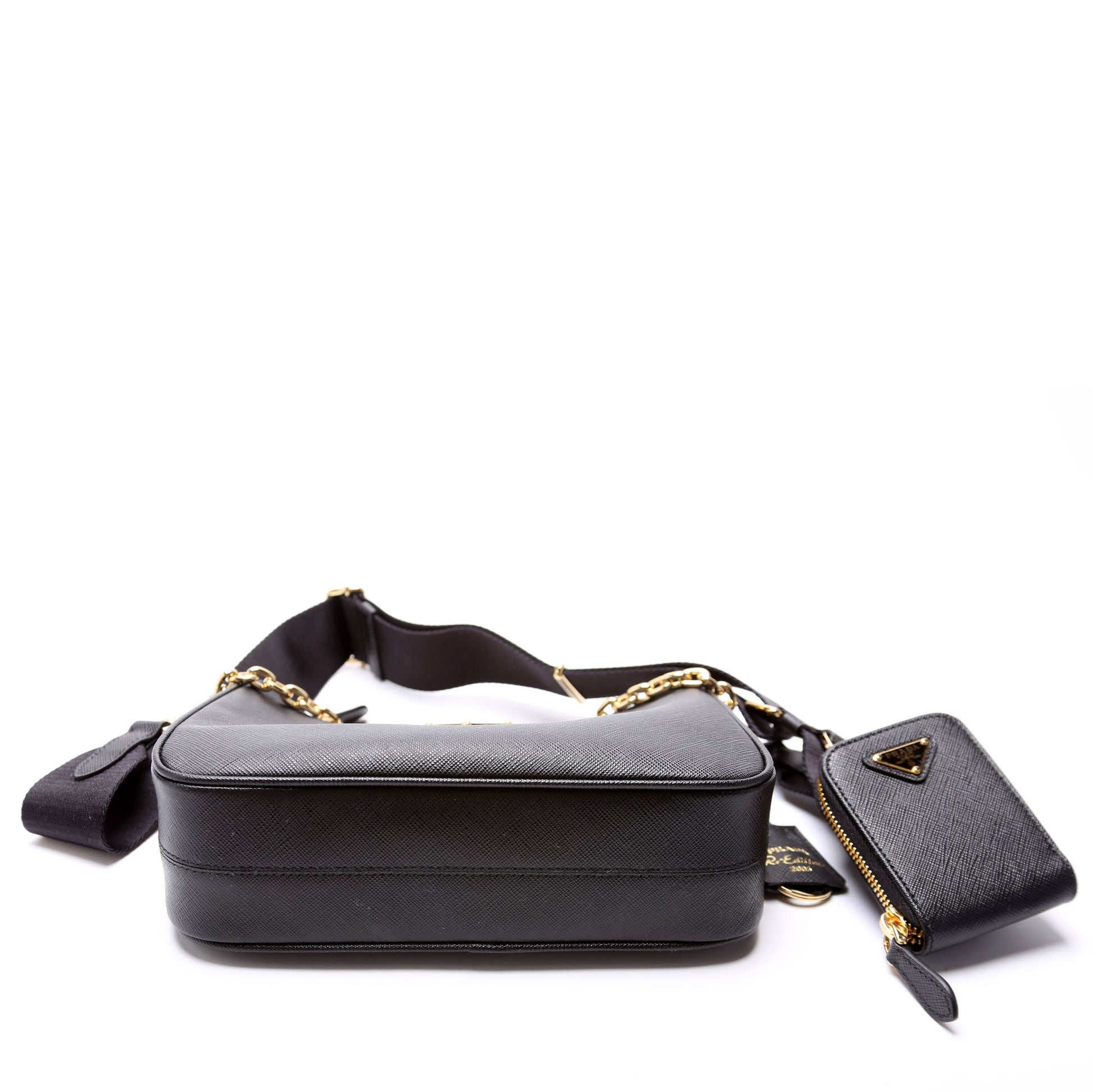 Prada Saffiano Re-Edition 2005 Black Bag - Style 3