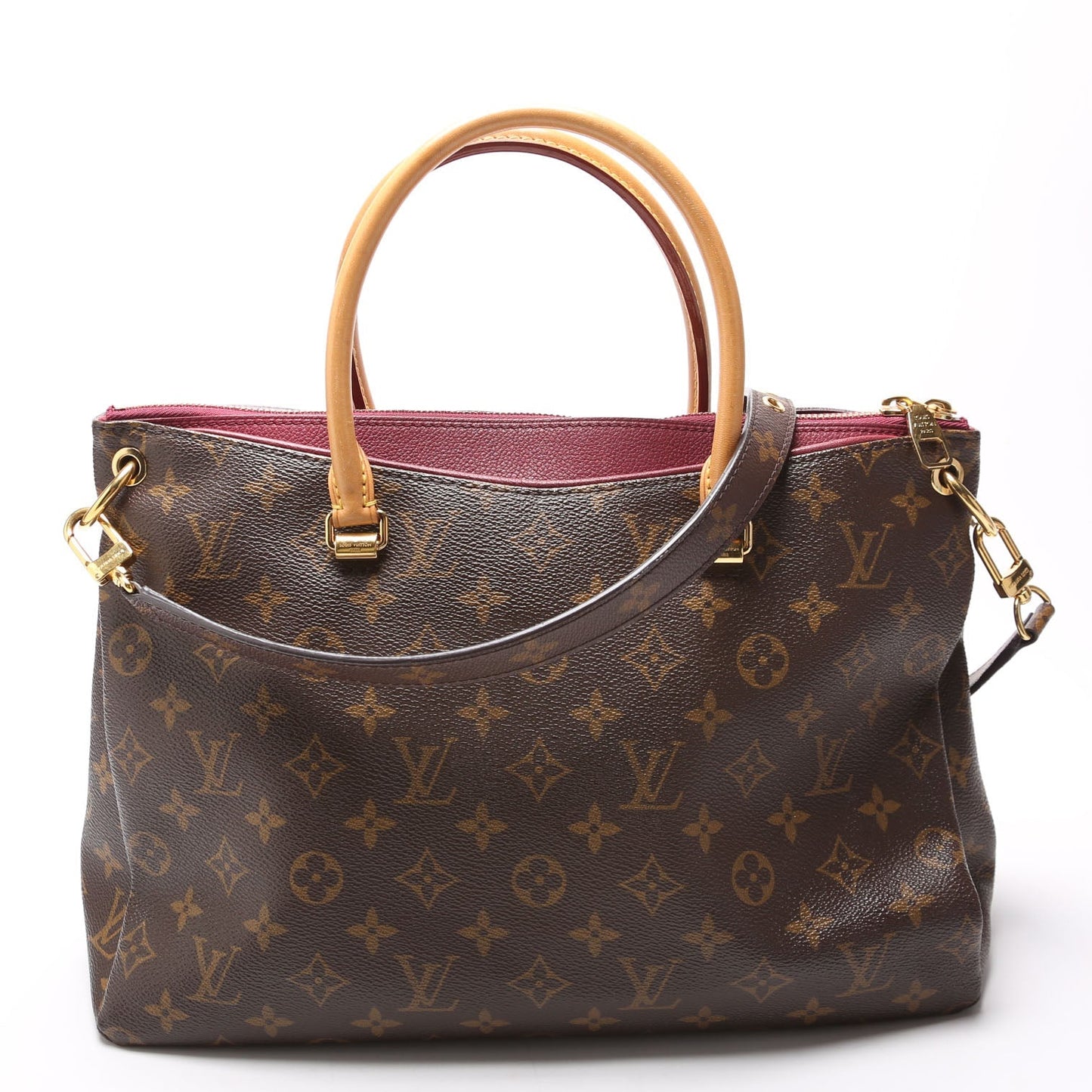 Louis Vuitton Pallas Tote Monogram Canvas Side