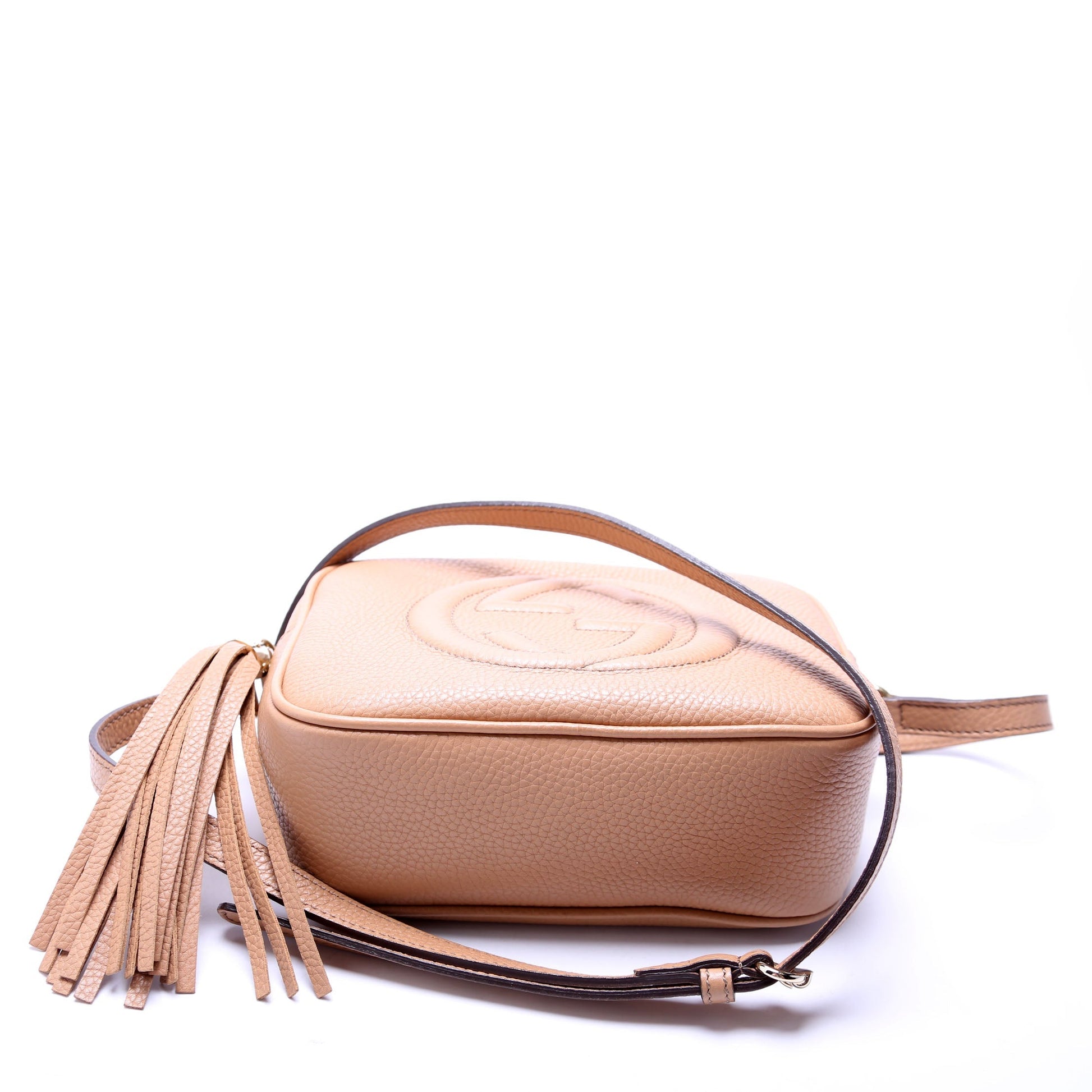 Gucci 308364 Soho Disco Crossbody Tan Bag
