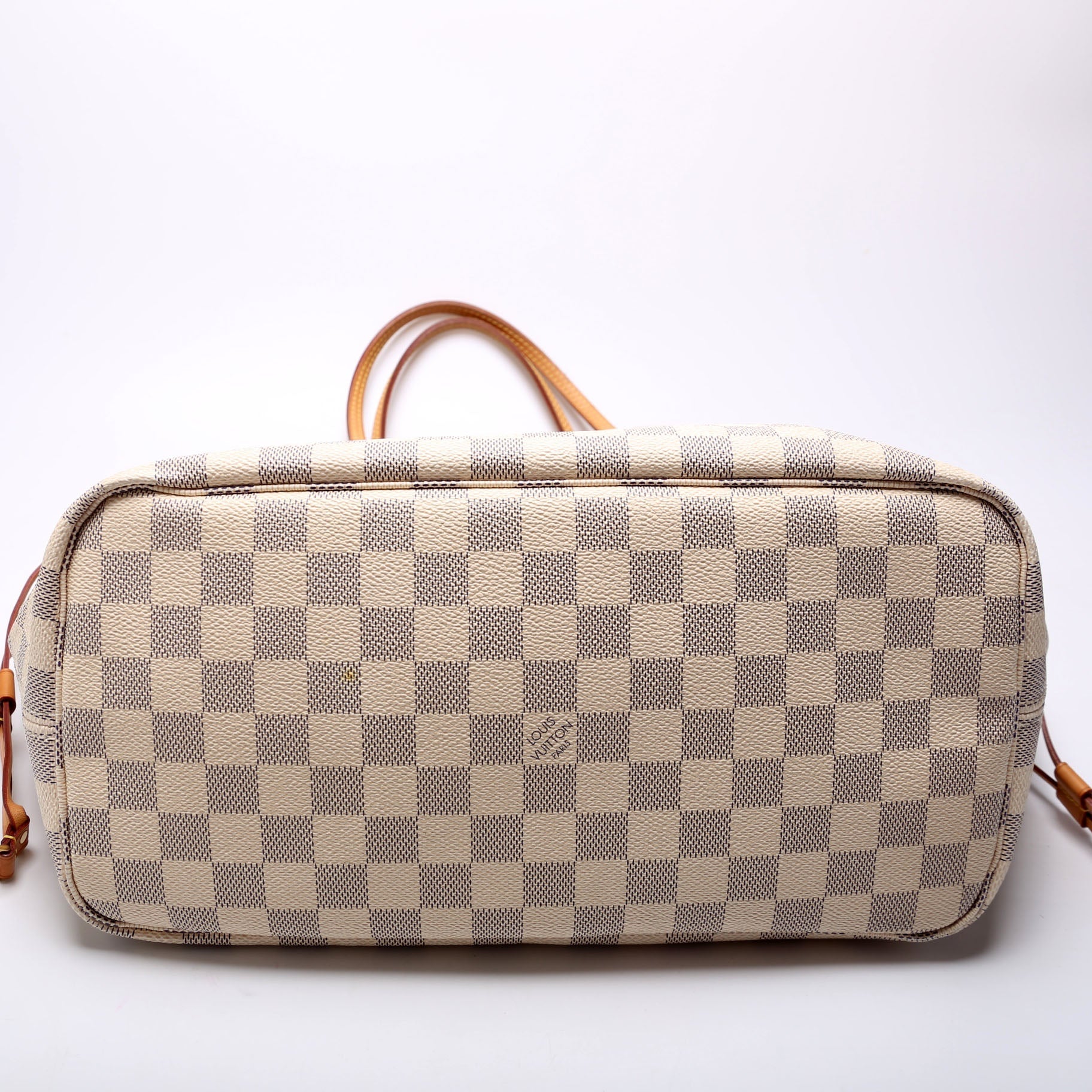 Louis Vuitton Neverfull MM W/ Wallet Damier Azur