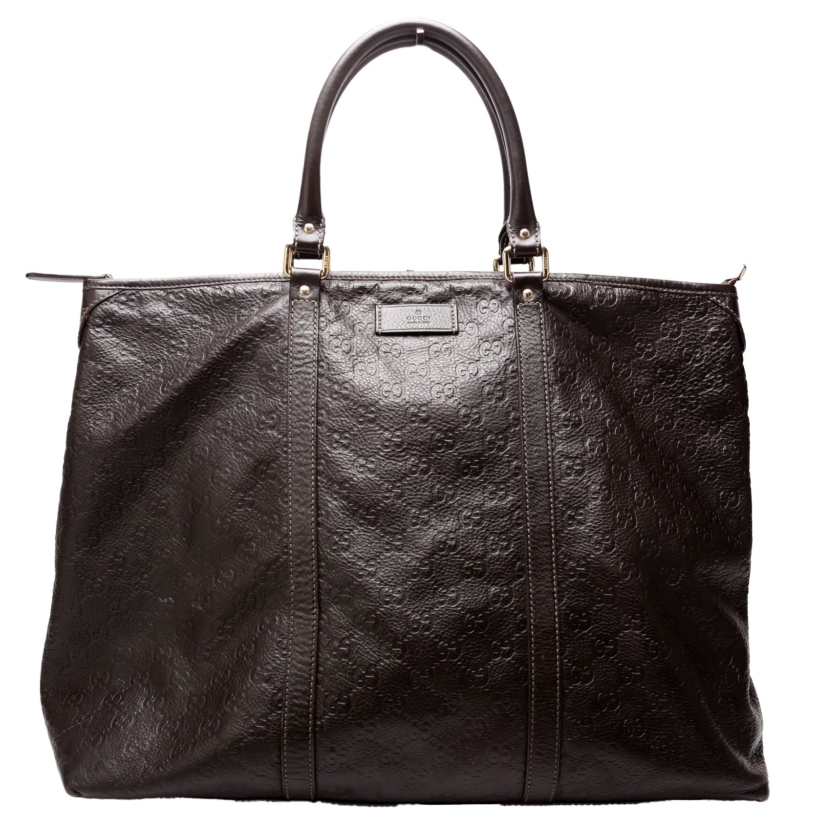 Gucci 201482 Large Tote Brown Bag