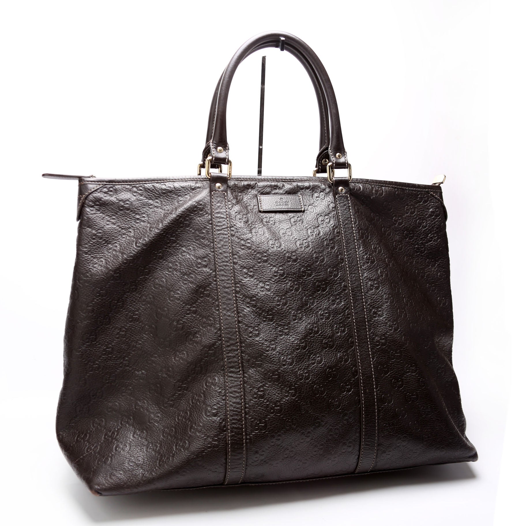 Gucci 201482 Large Tote Brown Bag