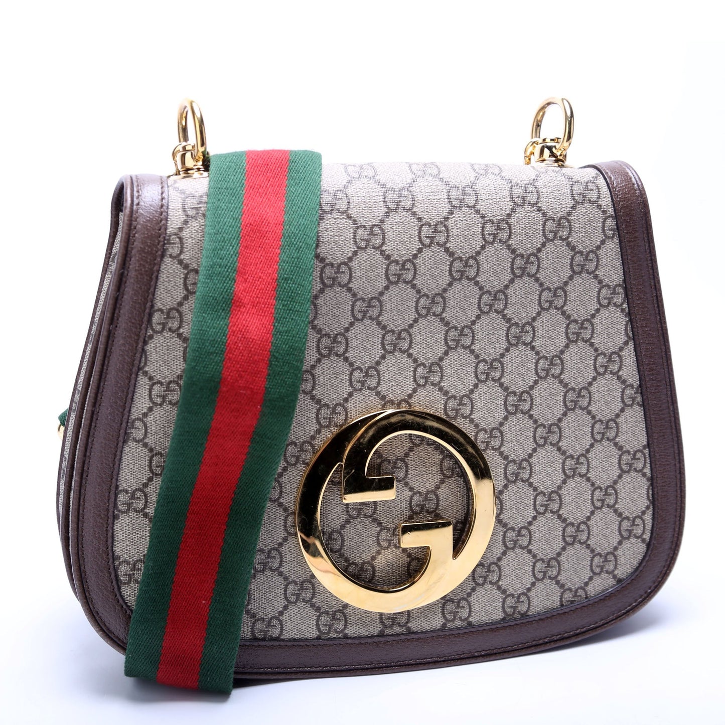 Gucci 699210 GG Supreme Blondie Medium Brown Bag