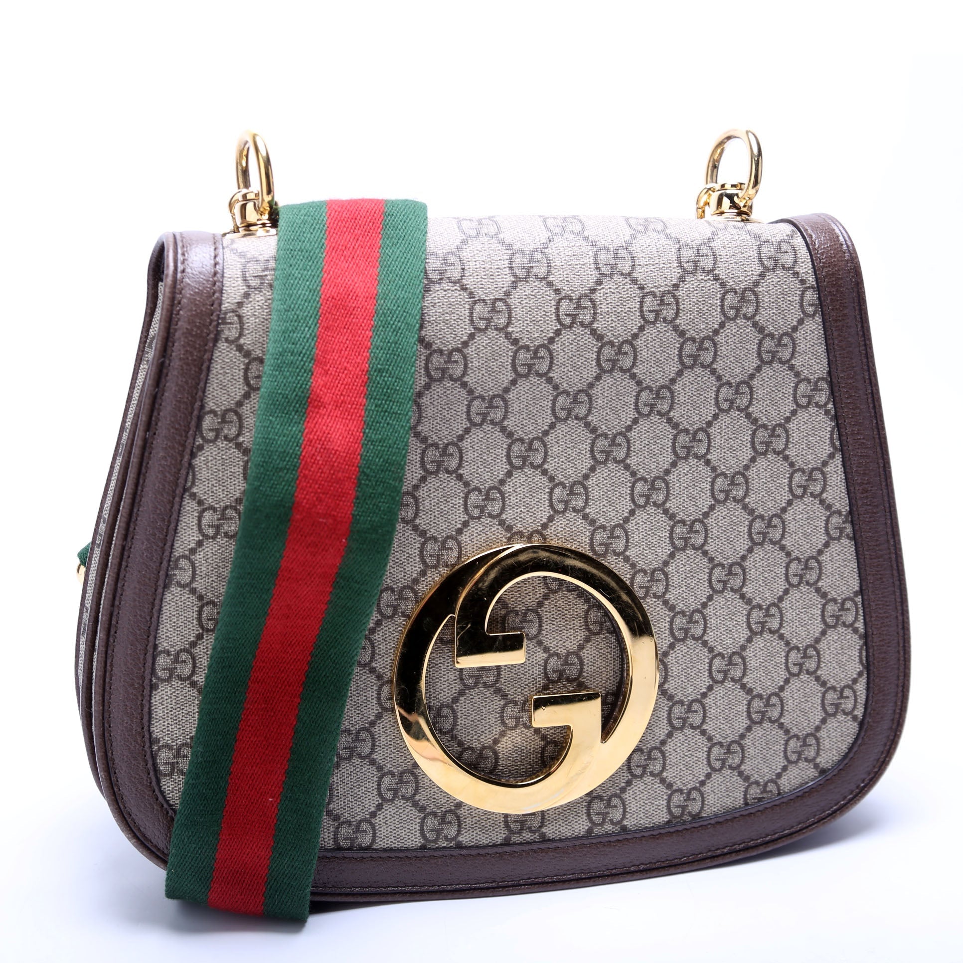 Gucci 699210 GG Supreme Blondie Medium Brown Bag