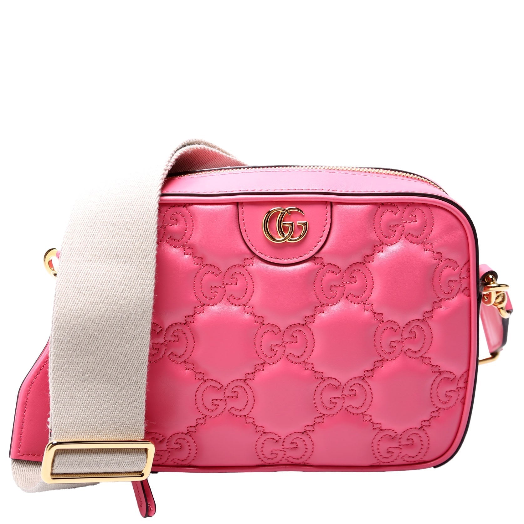 Gucci 702234 GG Matelasse Small Pink Bag