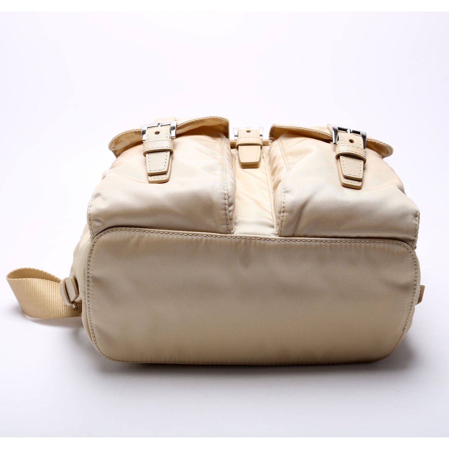 Prada 1BZ677 Re-Nylon Backpack Small Tan Bag