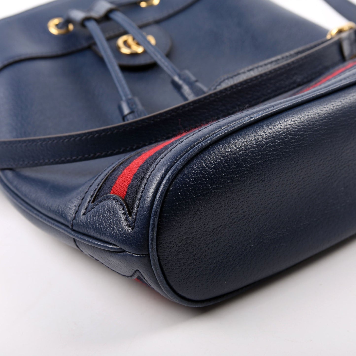 Gucci 610846 Ophidia Bucket Navy Bag