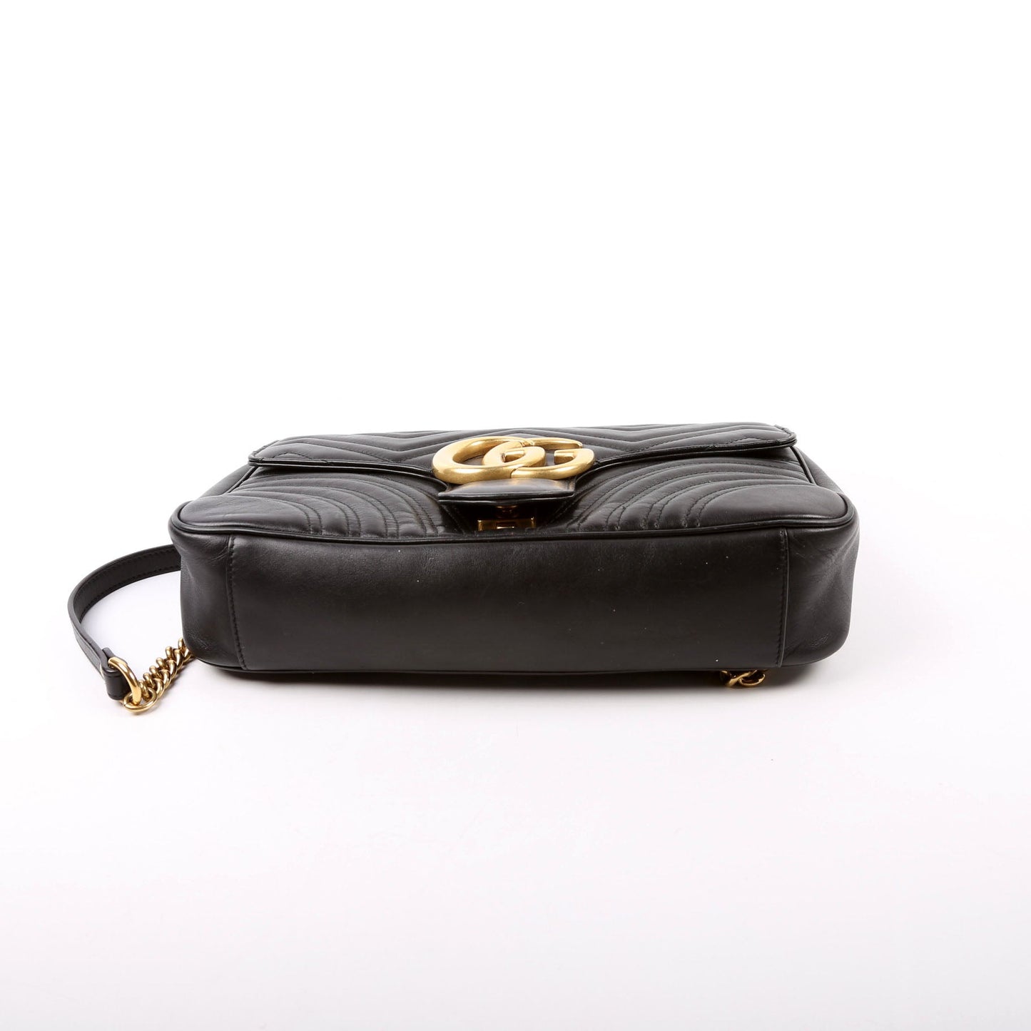 Gucci 443496 Marmont Shoulder Black Bag