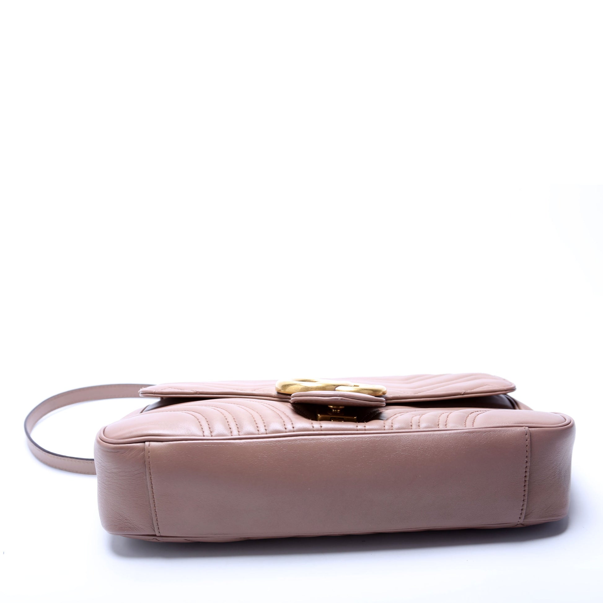 Gucci 443496 Marmont Leather Shoulder Medium Bag