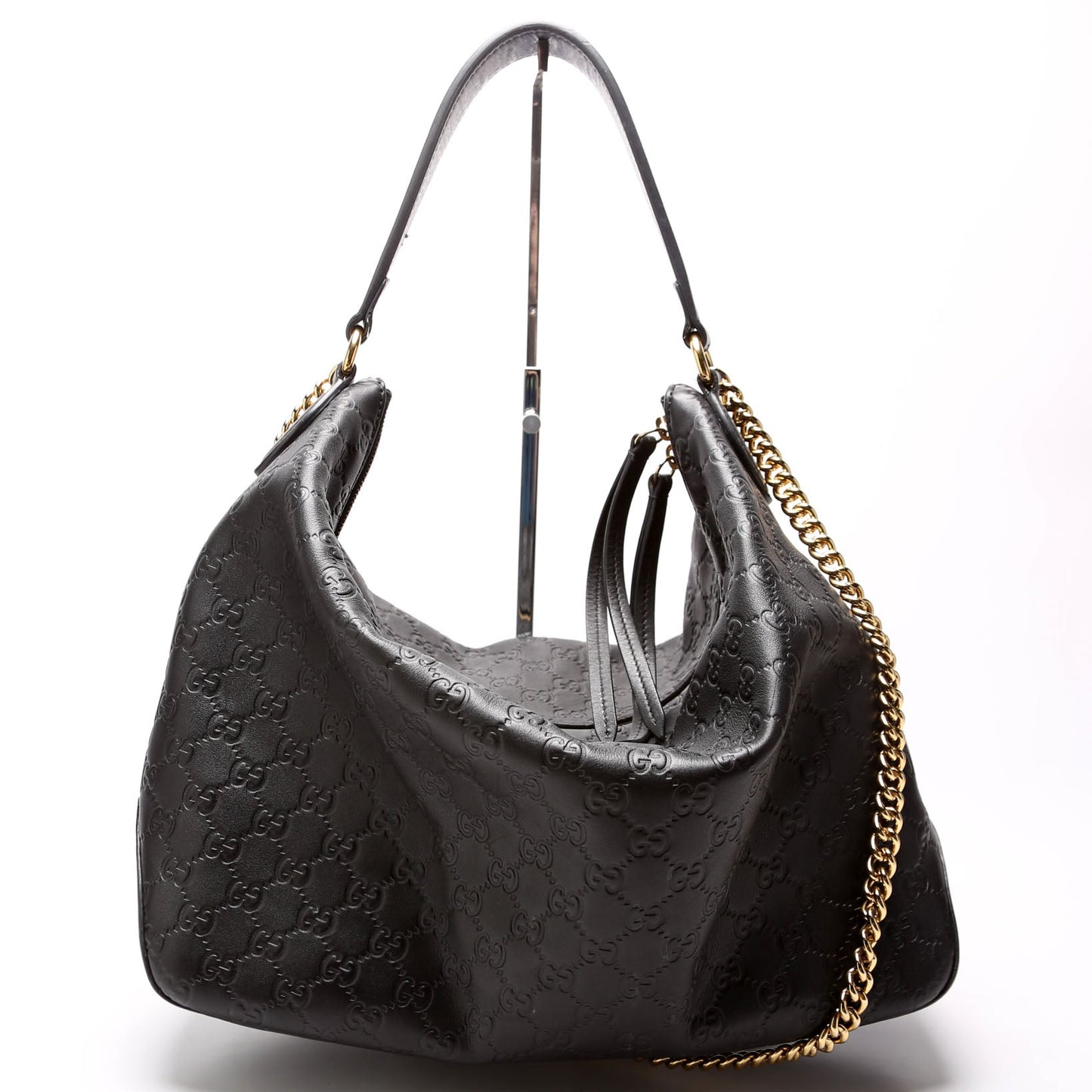 Gucci 477324 Hobo Black Bag