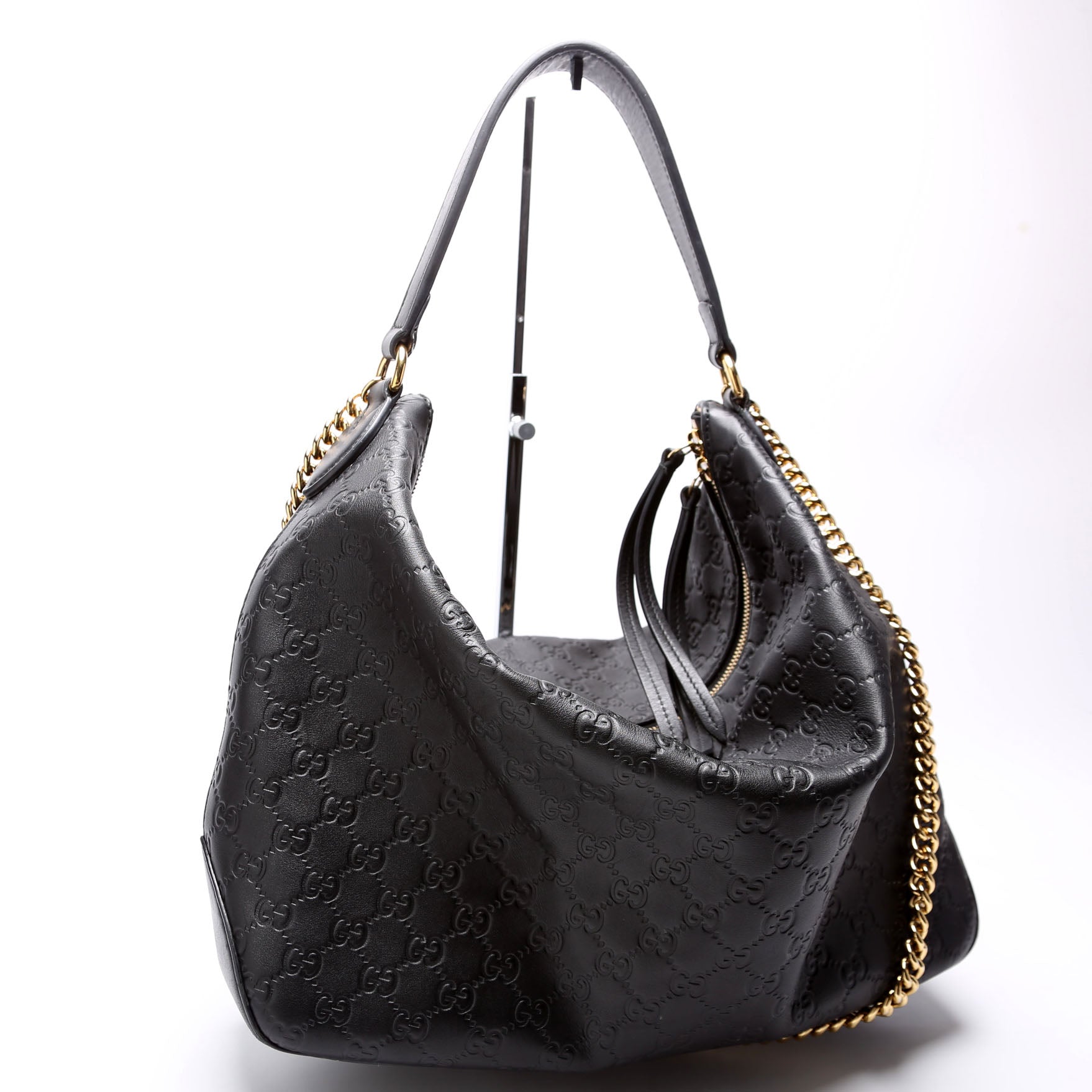 Gucci 477324 Hobo Black Bag
