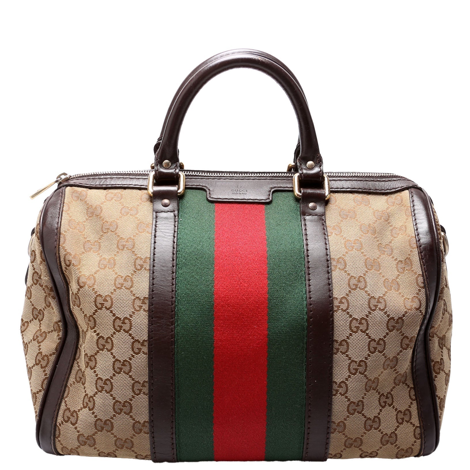 Gucci 247205 Boston Canvas Bag