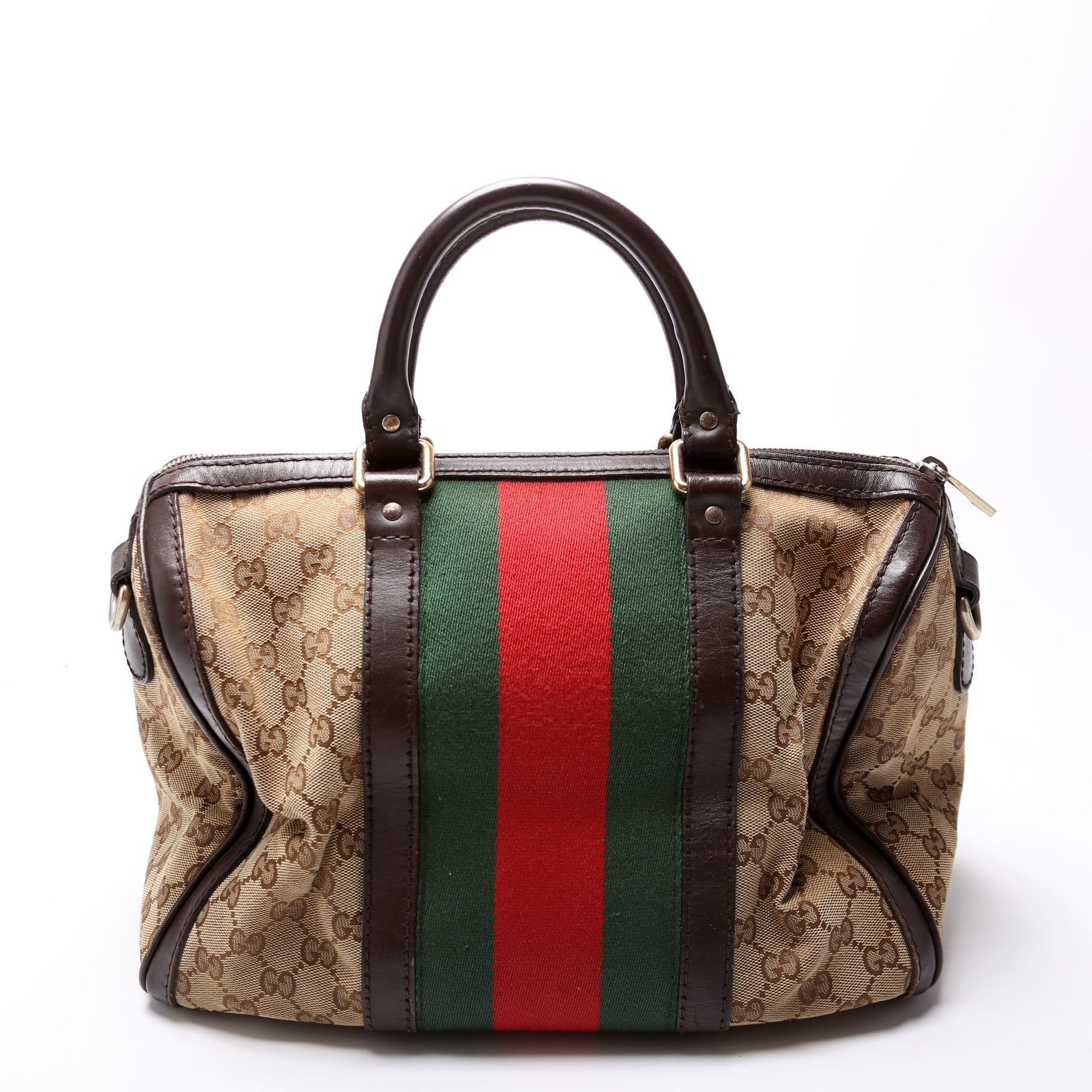 Gucci 247205 Boston Canvas Bag