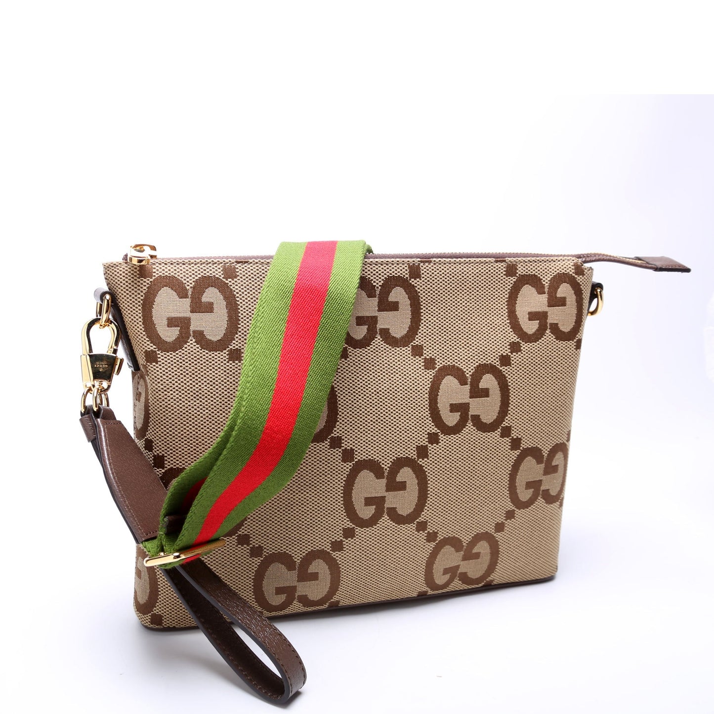 Gucci 699130 Jumbo GG Messenger Brown Bag