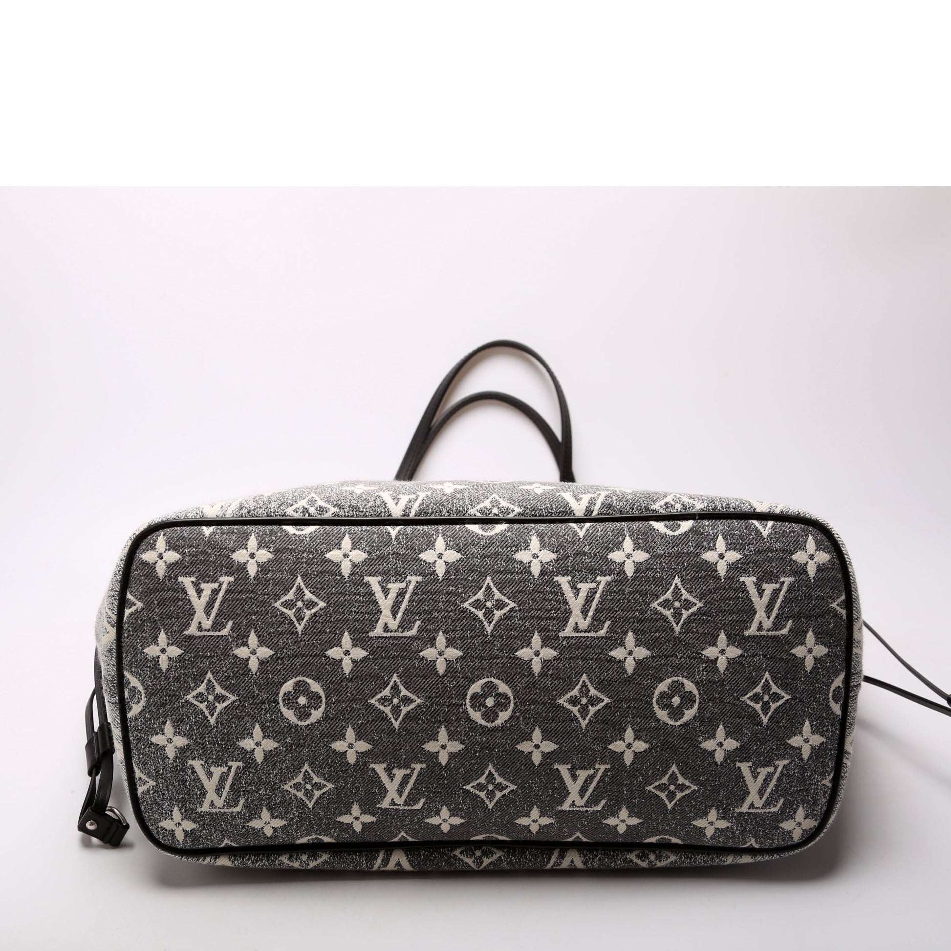 Louis Vuitton Neverfull W/Wallet MM Monogram Denim Jacquard
