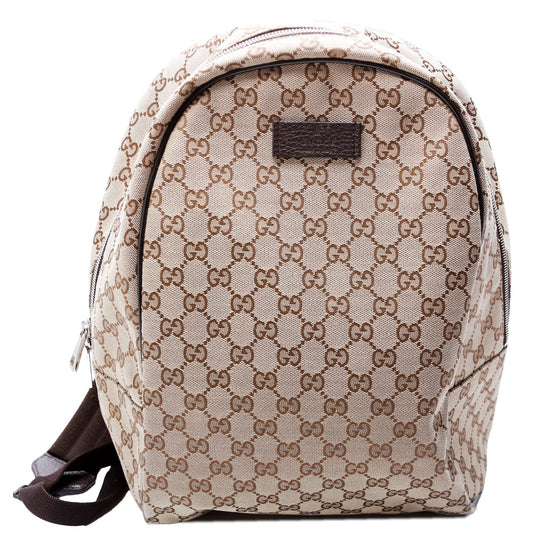 Gucci 449906 GG Canvas Travel Backpack Bag