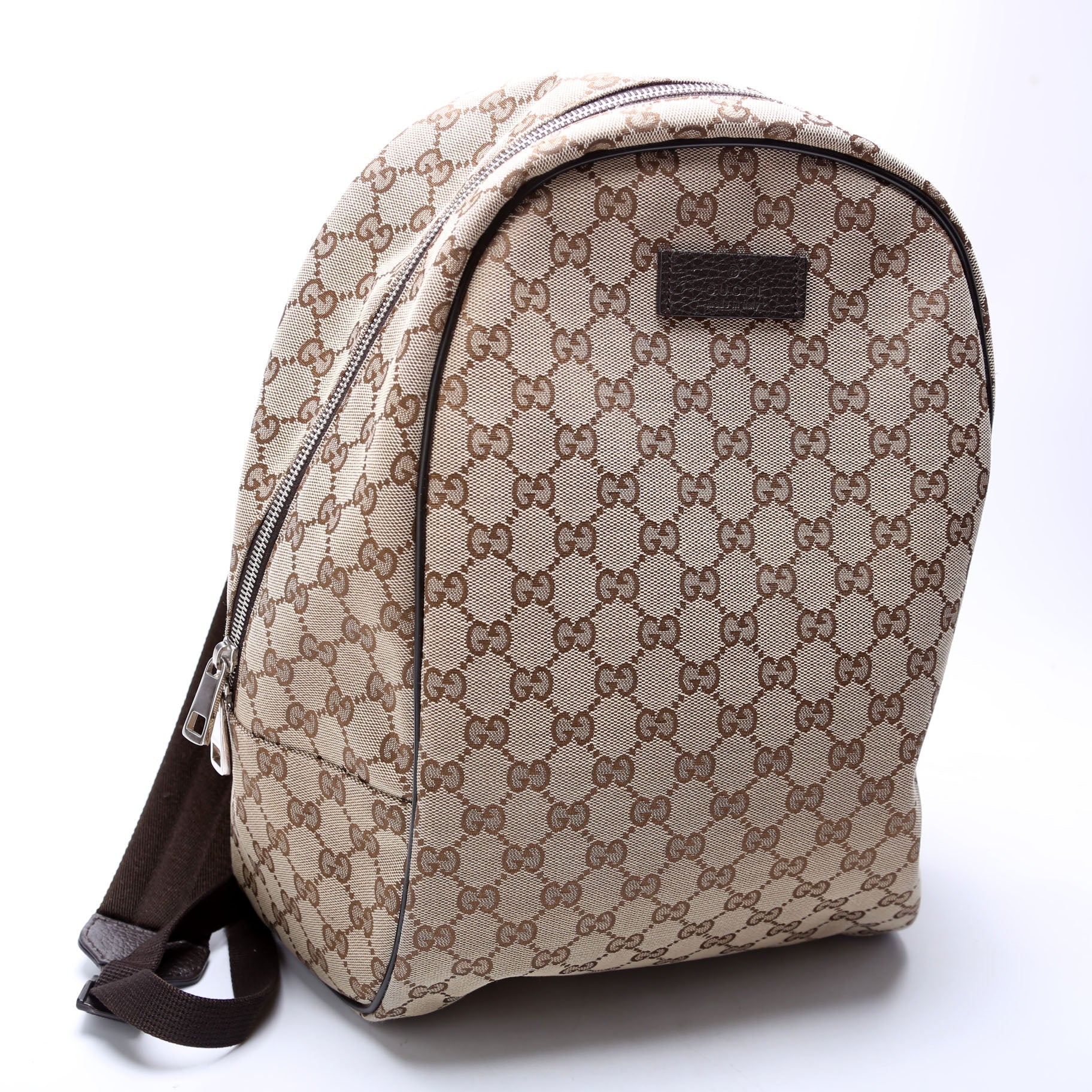 Gucci 449906 GG Canvas Travel Backpack Bag