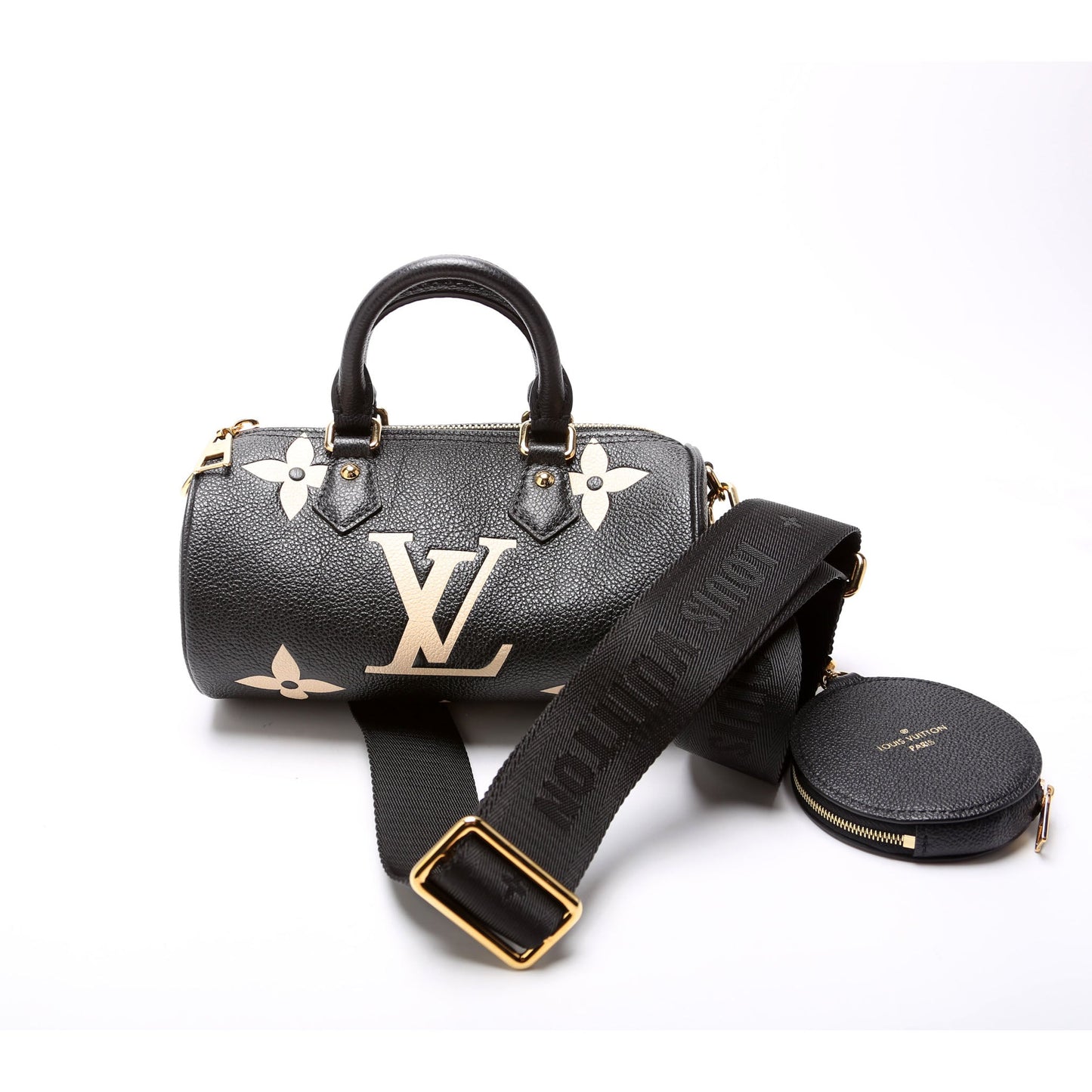 Louis Vuitton Papillon BB Bicolor Empreinte Black/Beige