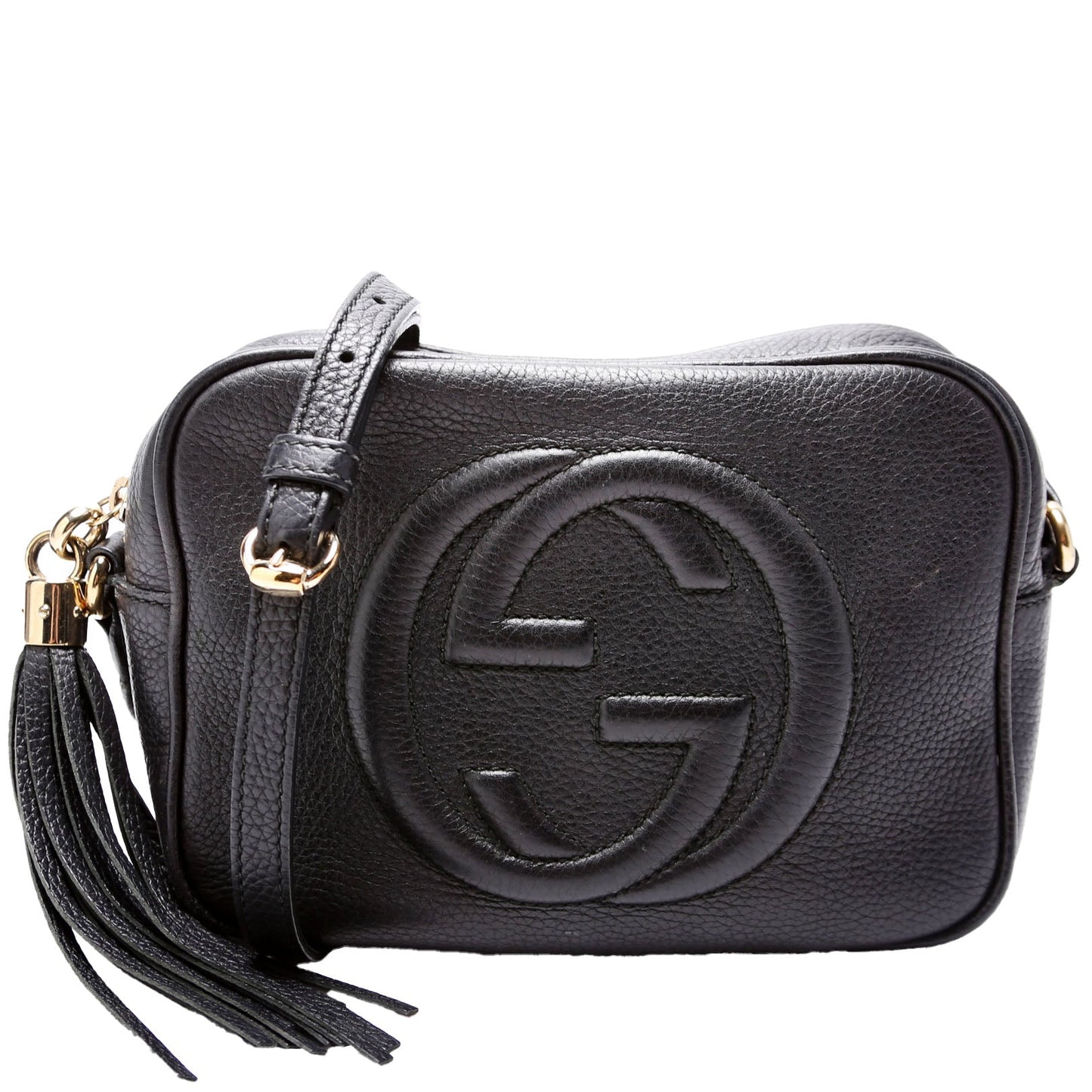 Gucci 308364 Soho Disco Crossbody Black Bag
