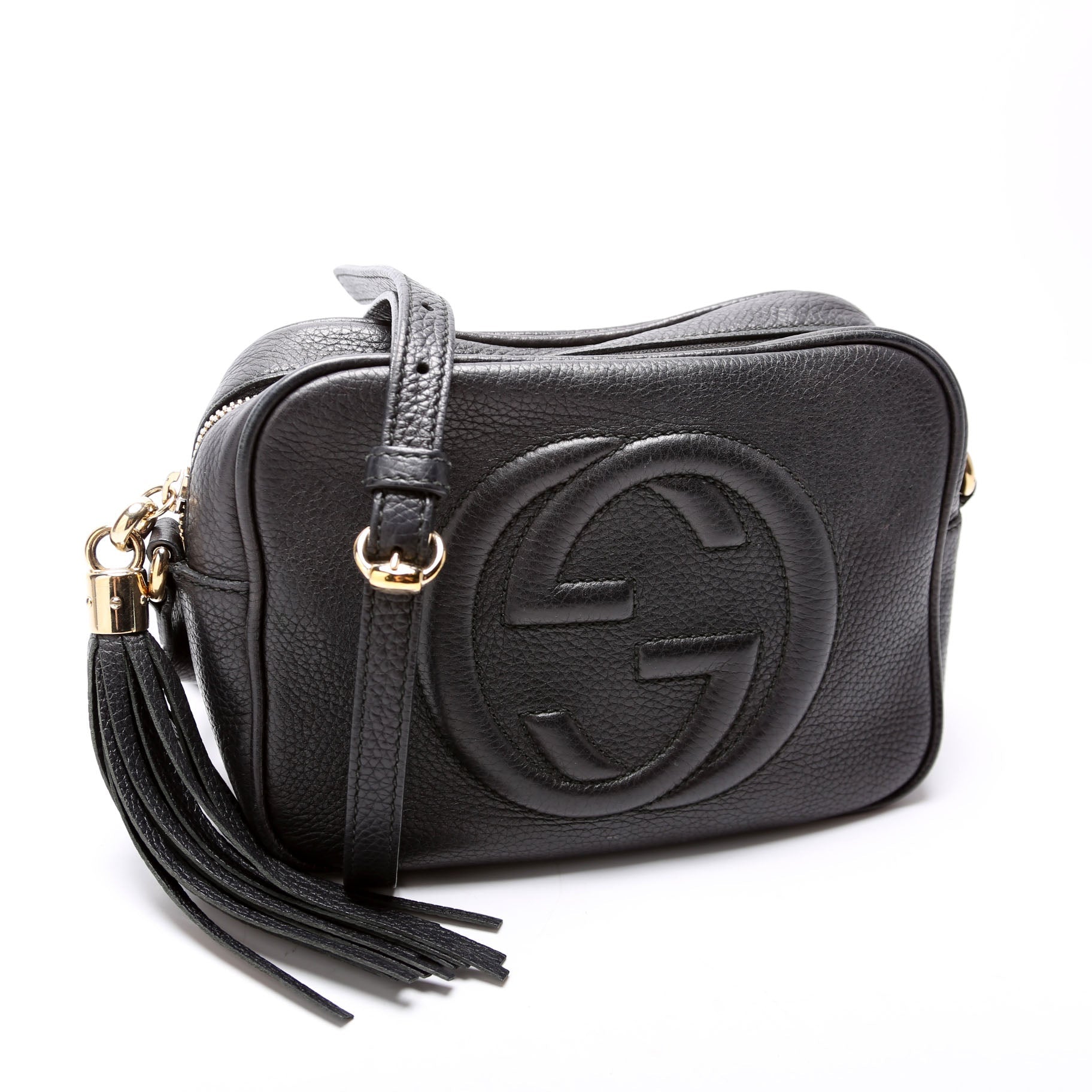 Gucci 308364 Soho Disco Crossbody Black Bag