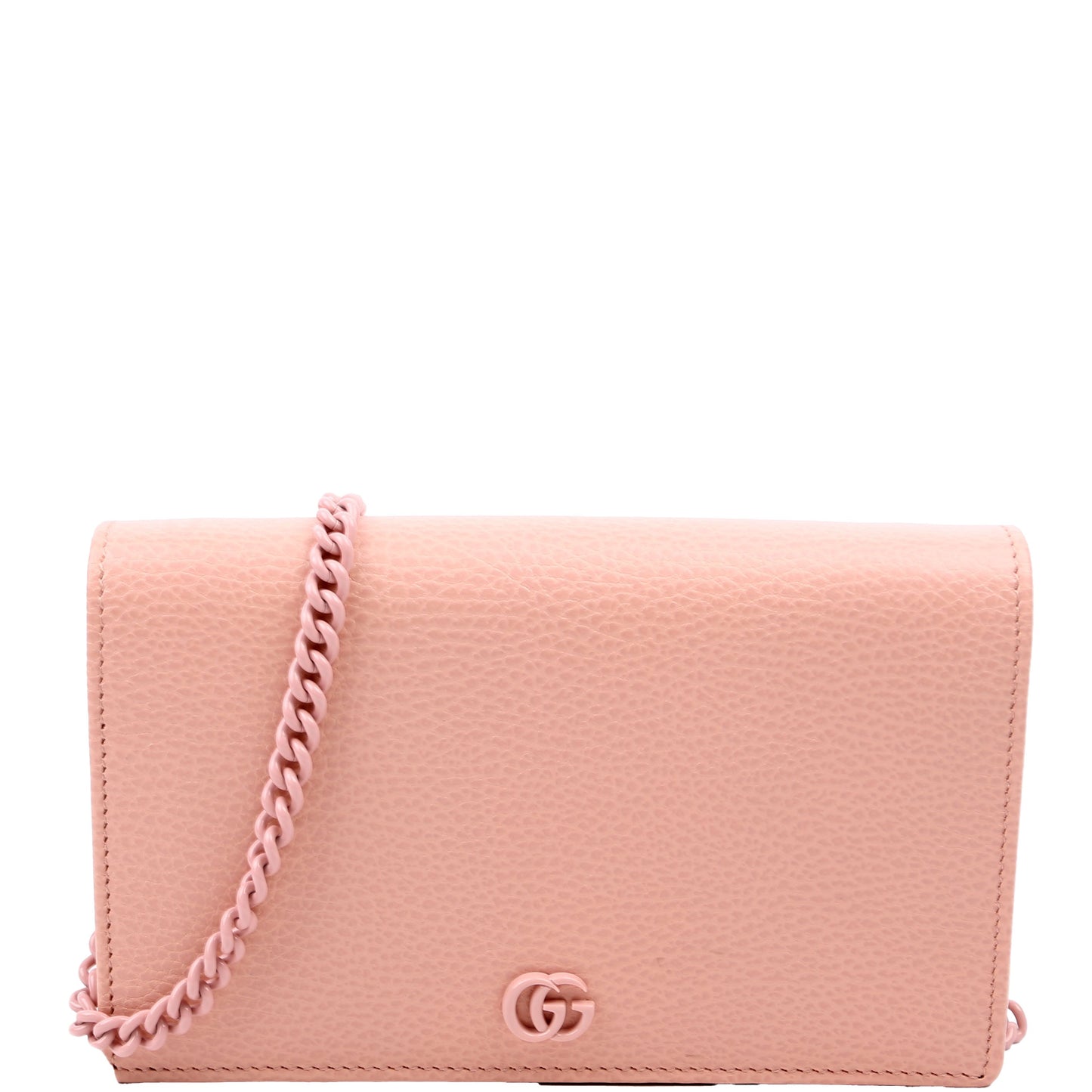 Gucci 497985 Marmont Mini Chain Pink Bag